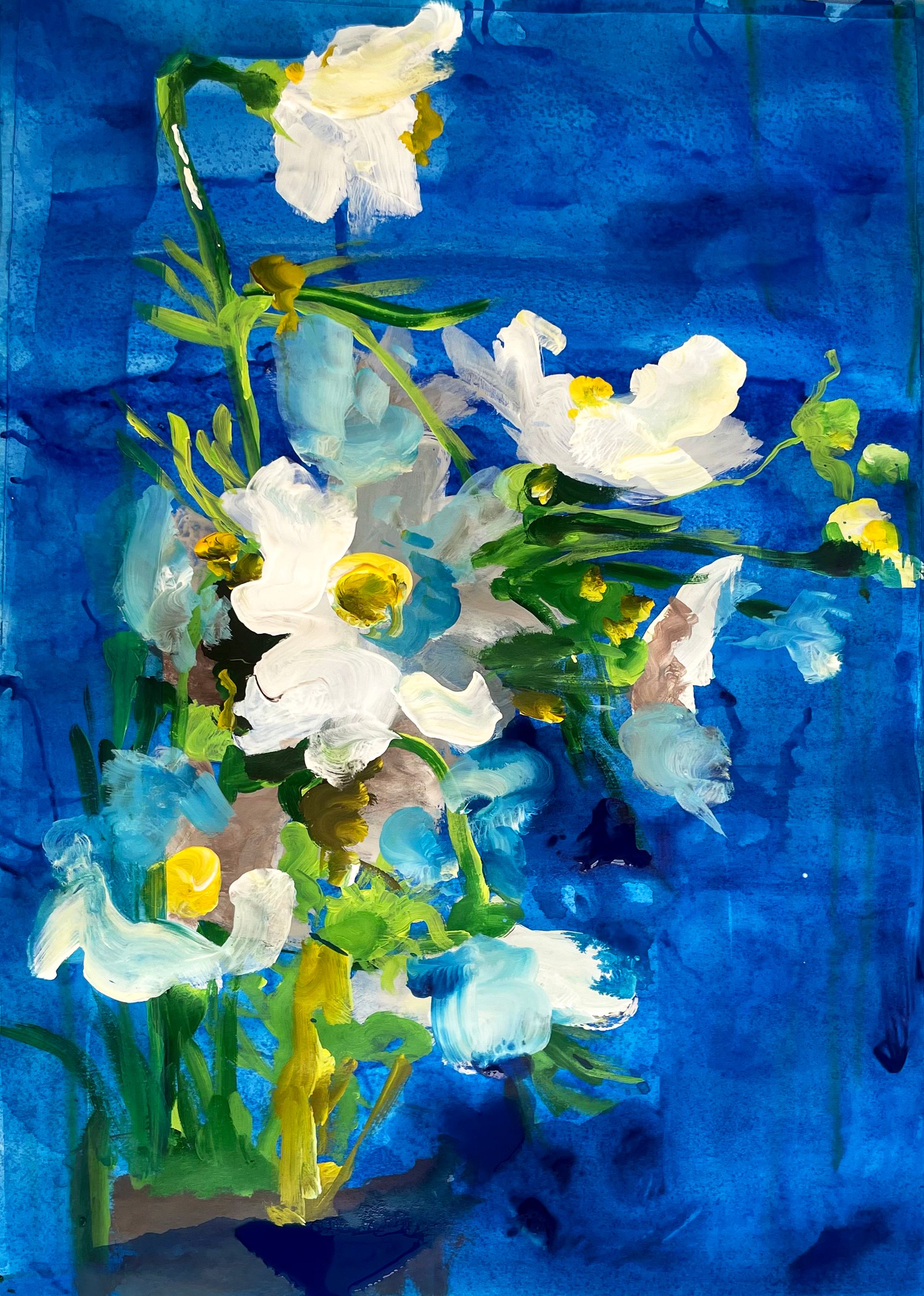 Валерия Зимятова (Авторская графика - 
                  50 x 70 см) Синяя