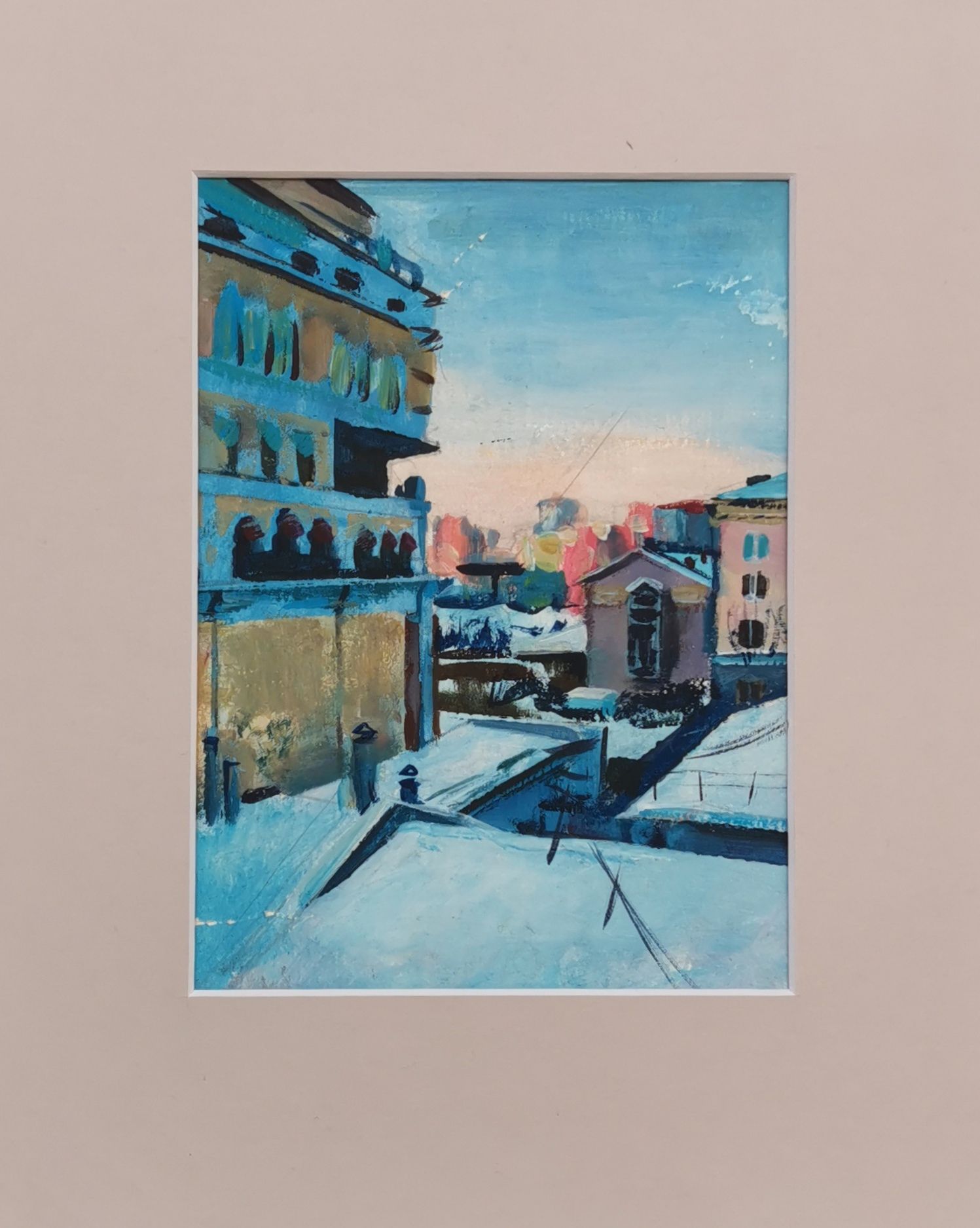 Регина Буглеева (Авторская графика - 
                  25 x 31 см) Рассвет