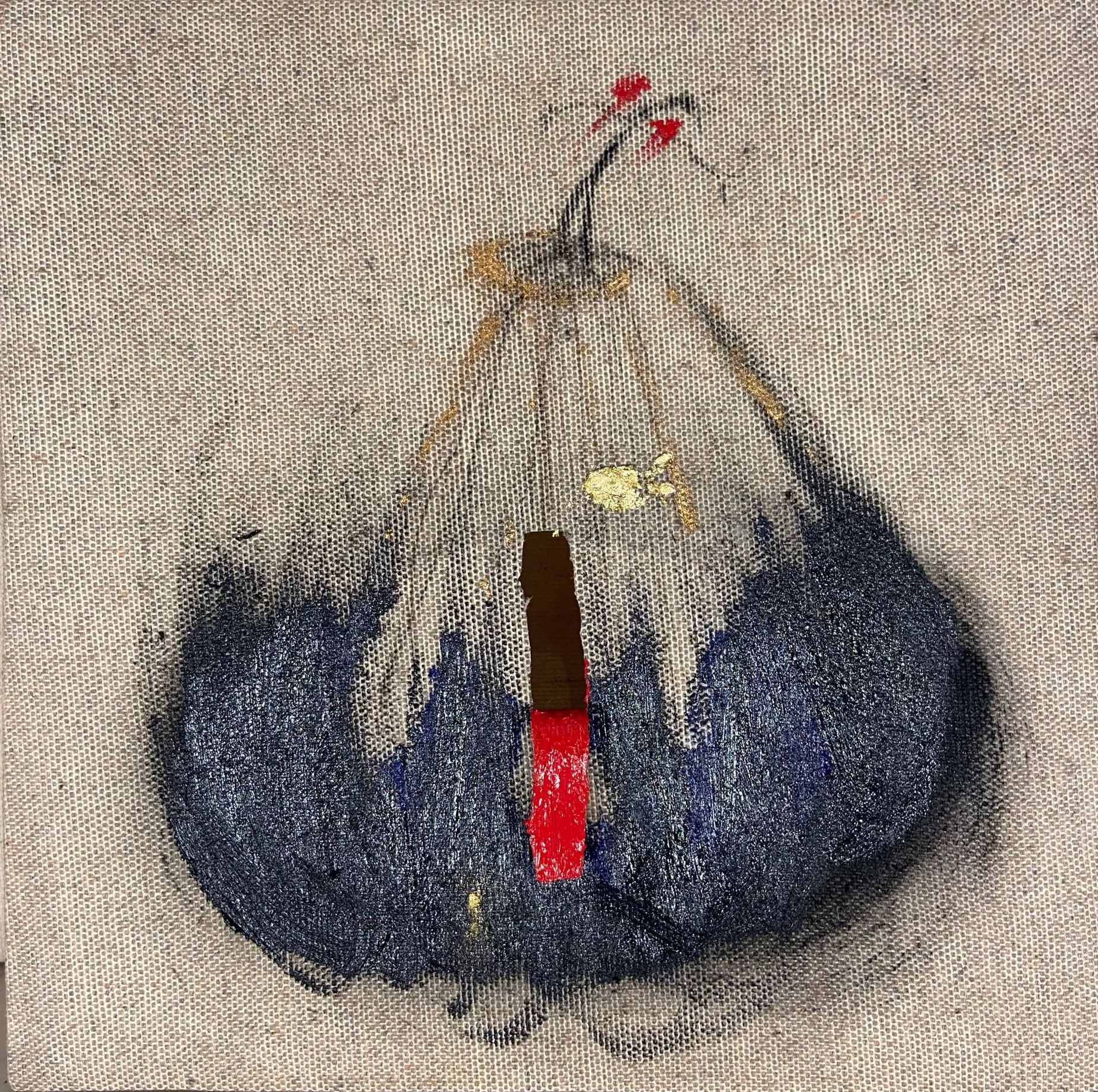 Алина Клаванская (Картина, живопись - 
                  26 x 26 см) На самом деле я люблю Мика Джаггера