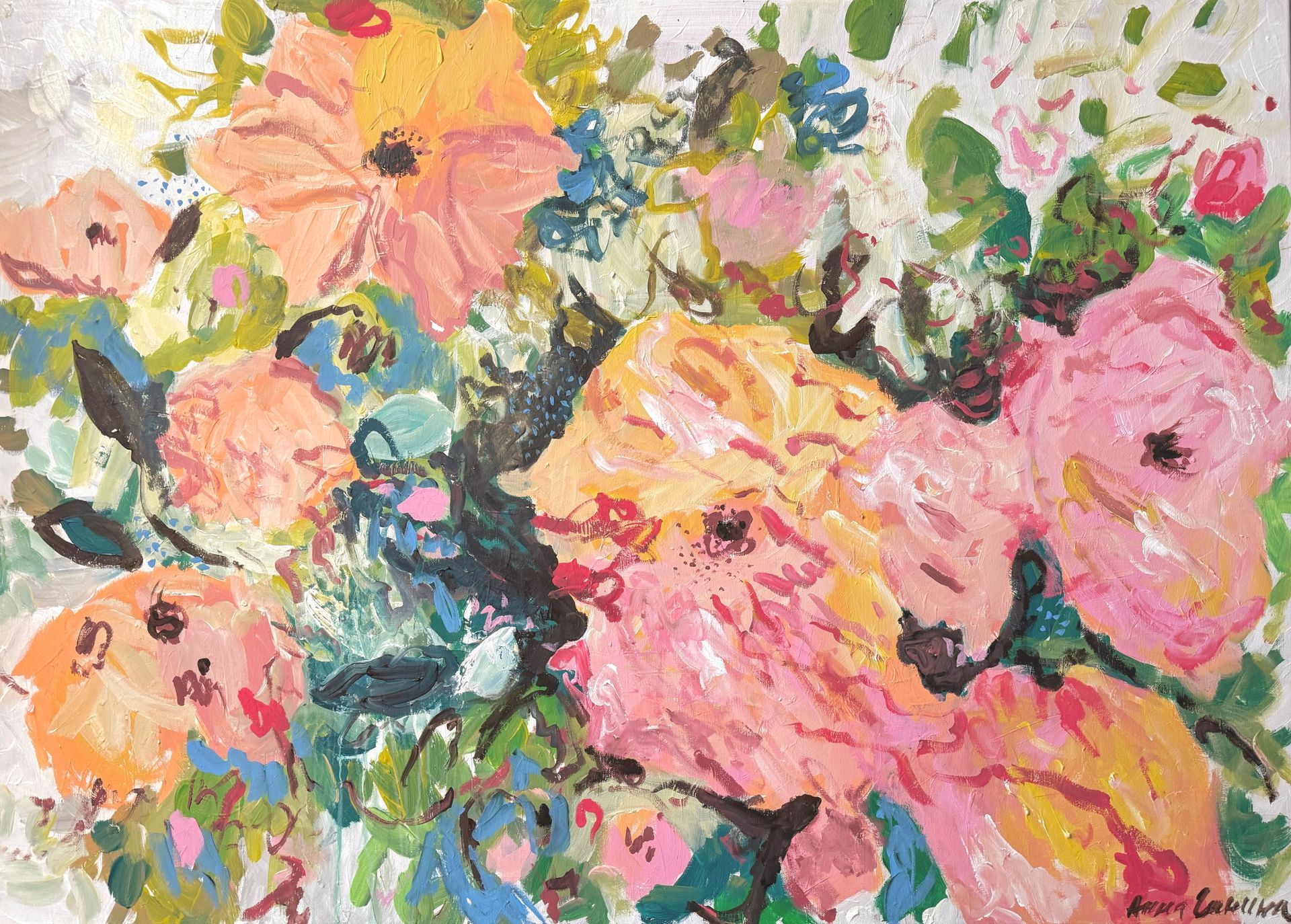 Анна Ганина (Картина, живопись - 
                  140 x 100 см) Love language
