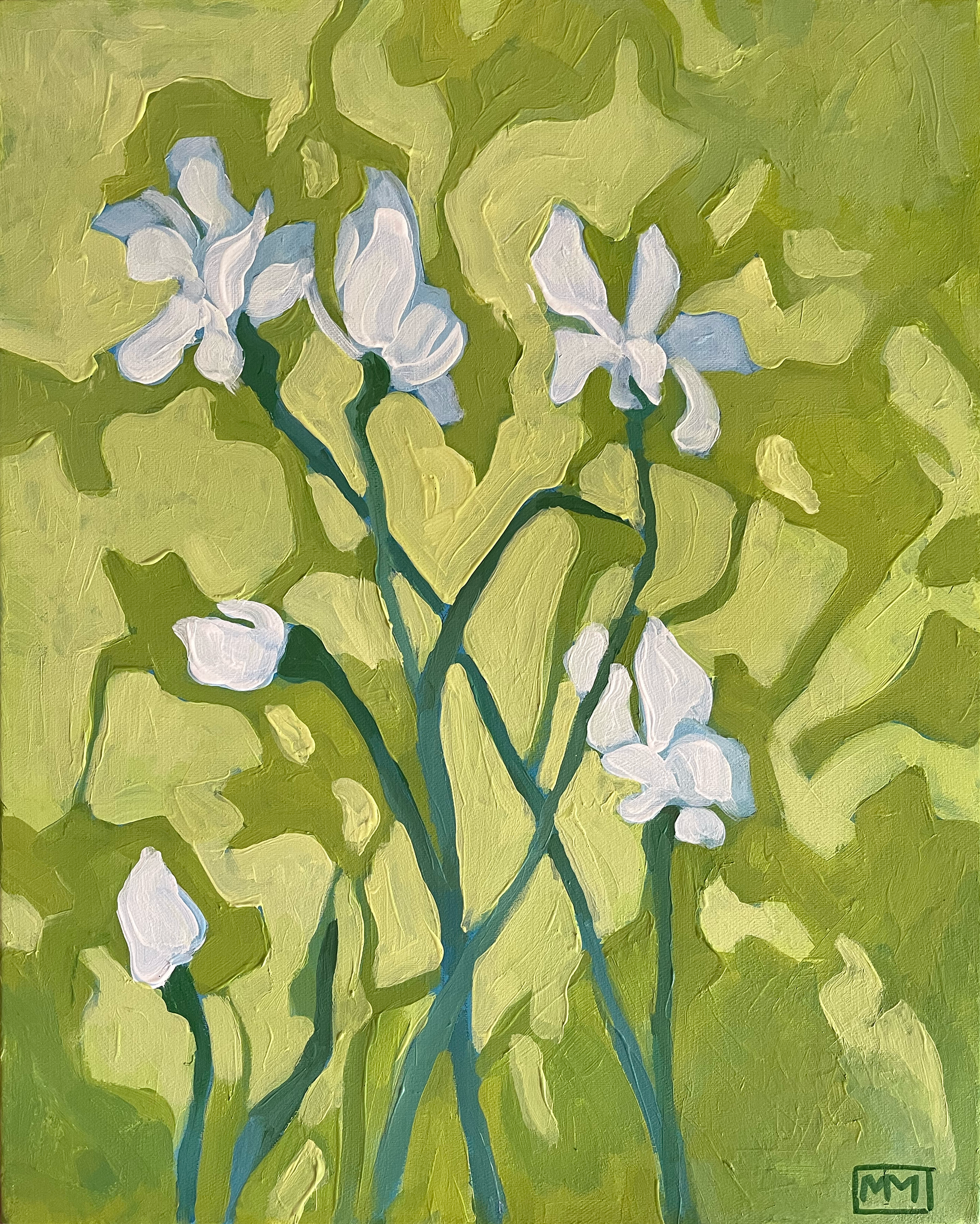 Майя Макарова (Картина, живопись - 
                  40 x 50 см) Ирисы