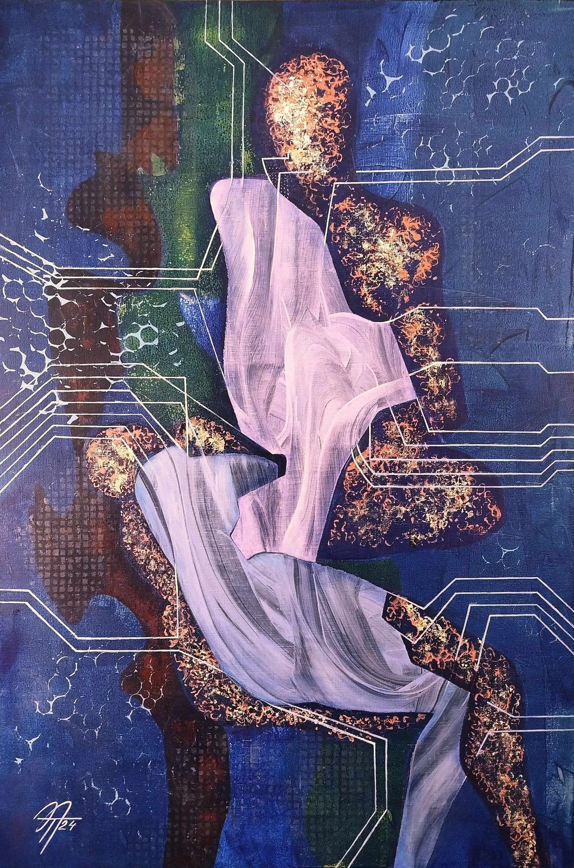 Татьяна Нега (Картина, живопись - 
                  80 x 120 см) Бесполезные тела I