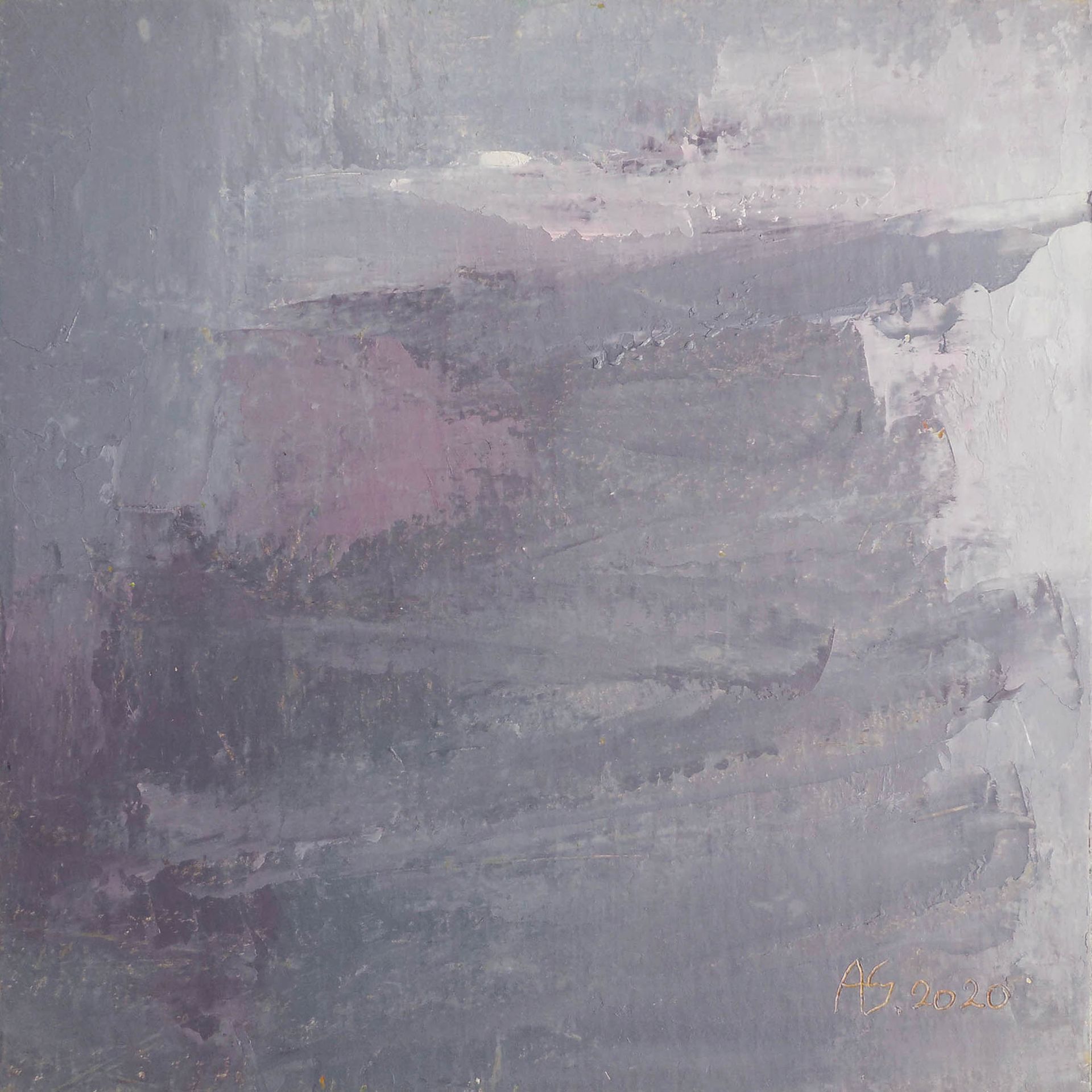 Андрей Шенгелия (Картина, живопись - 
                  25 x 25 см) Тропический туман