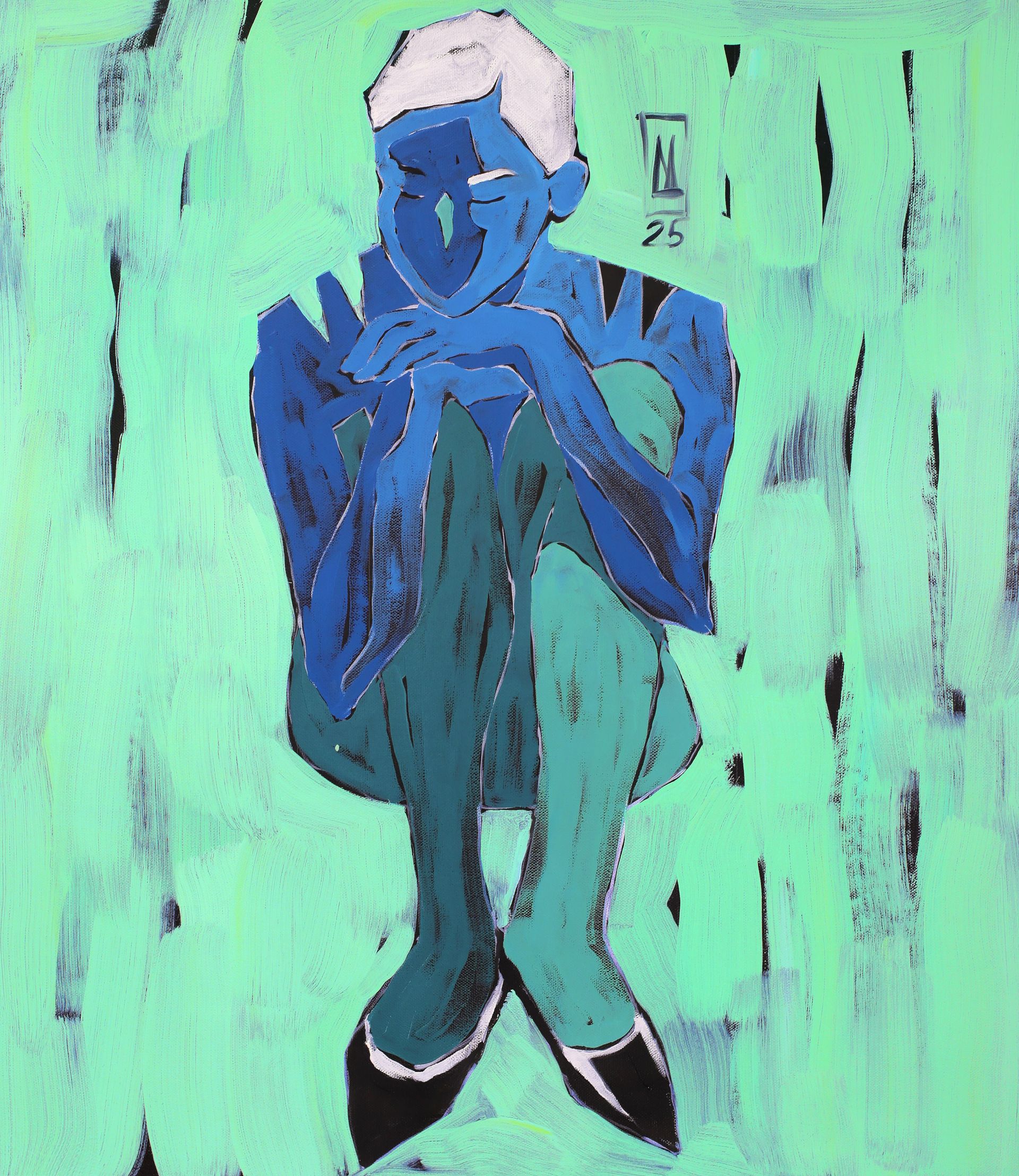 Анастасия Даниленко (Картина, живопись - 
                  70 x 80 см) Immersion / Погружение