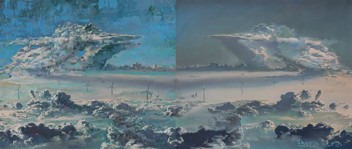 Дмитрий Шорин (Картина, живопись - 
                  150 x 63 см) Venti Vis