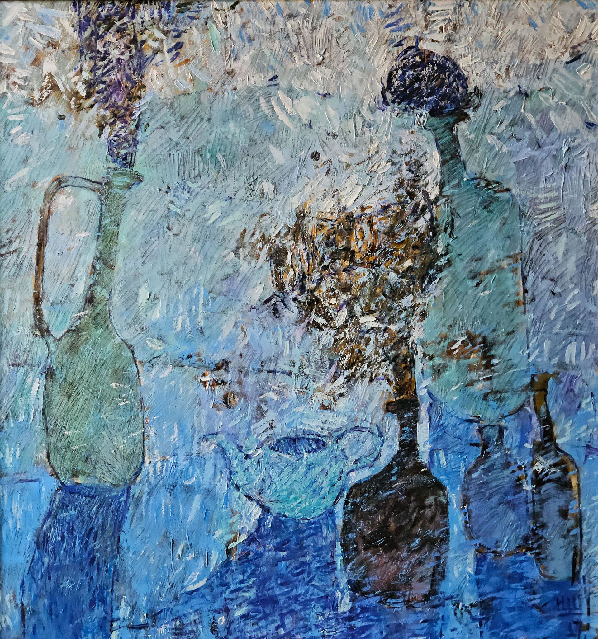 Игорь Крапарь-Щербаков (Картина, живопись - 
                  85 x 90 см) Морской натюрморт