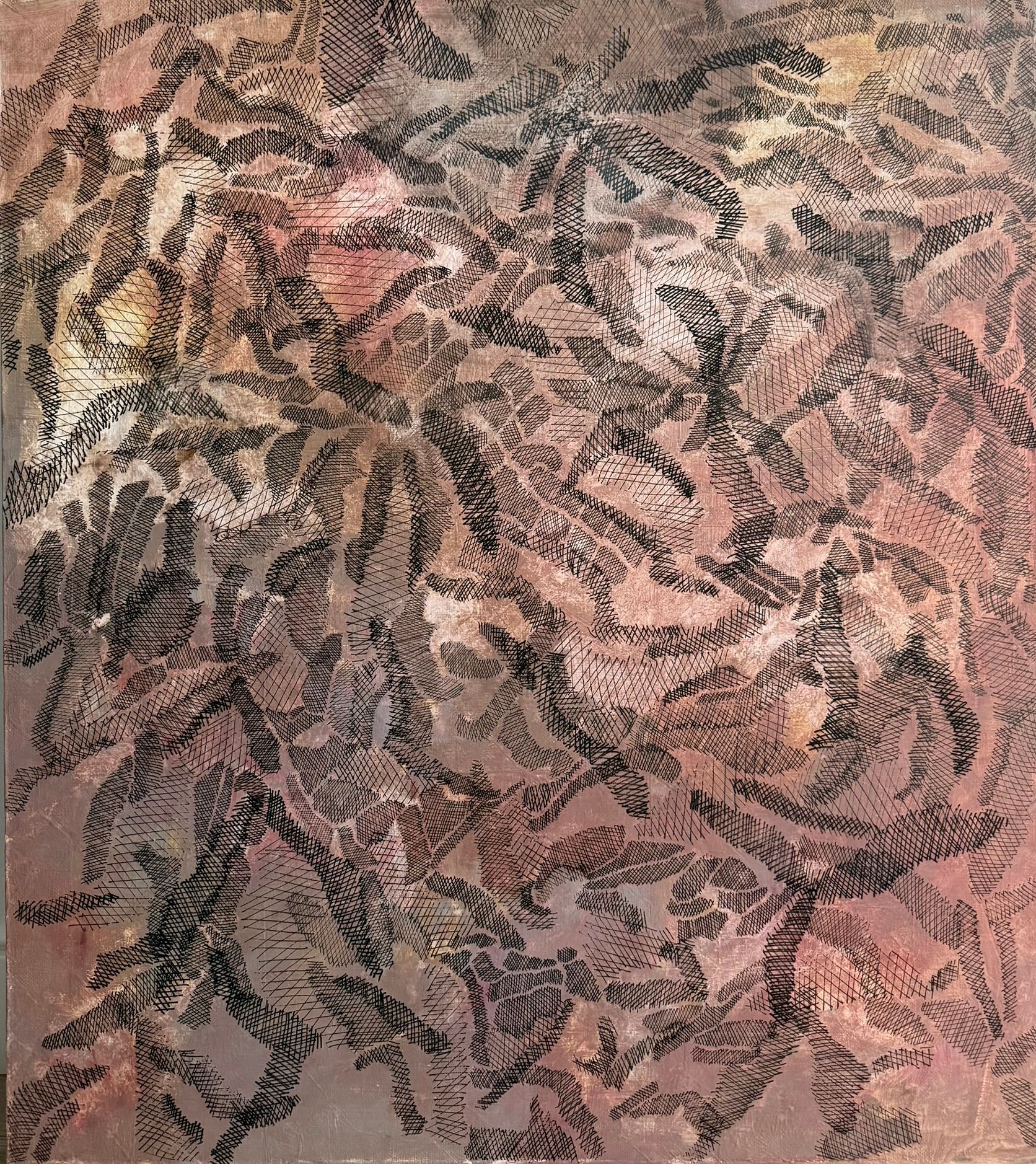 Марина Астахова (Картина, живопись - 
                  80 x 90 см) Линии (Цвет)