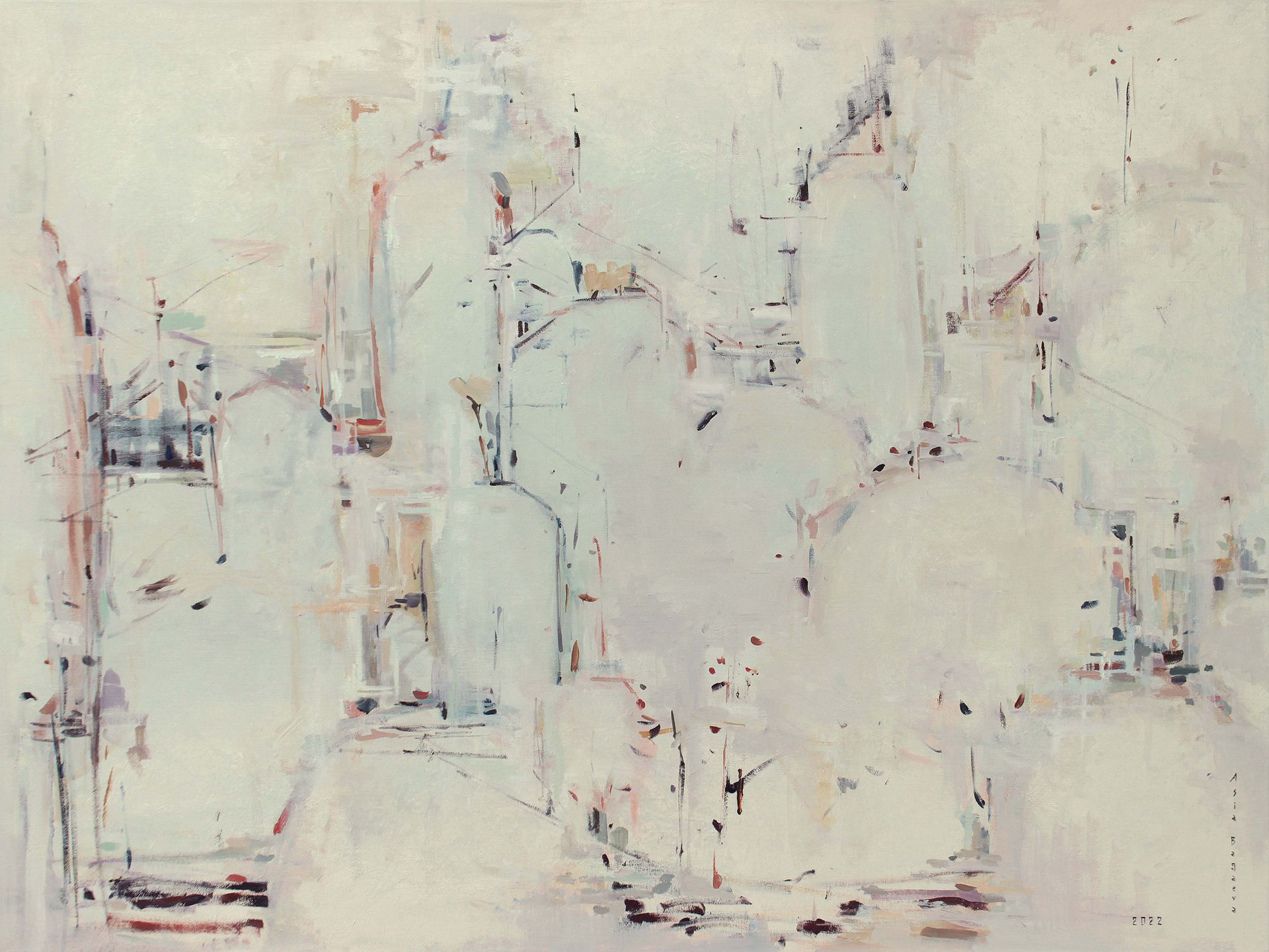 Ася Багаева (Картина, живопись - 
                  120 x 90 см) Заметки путешественника
