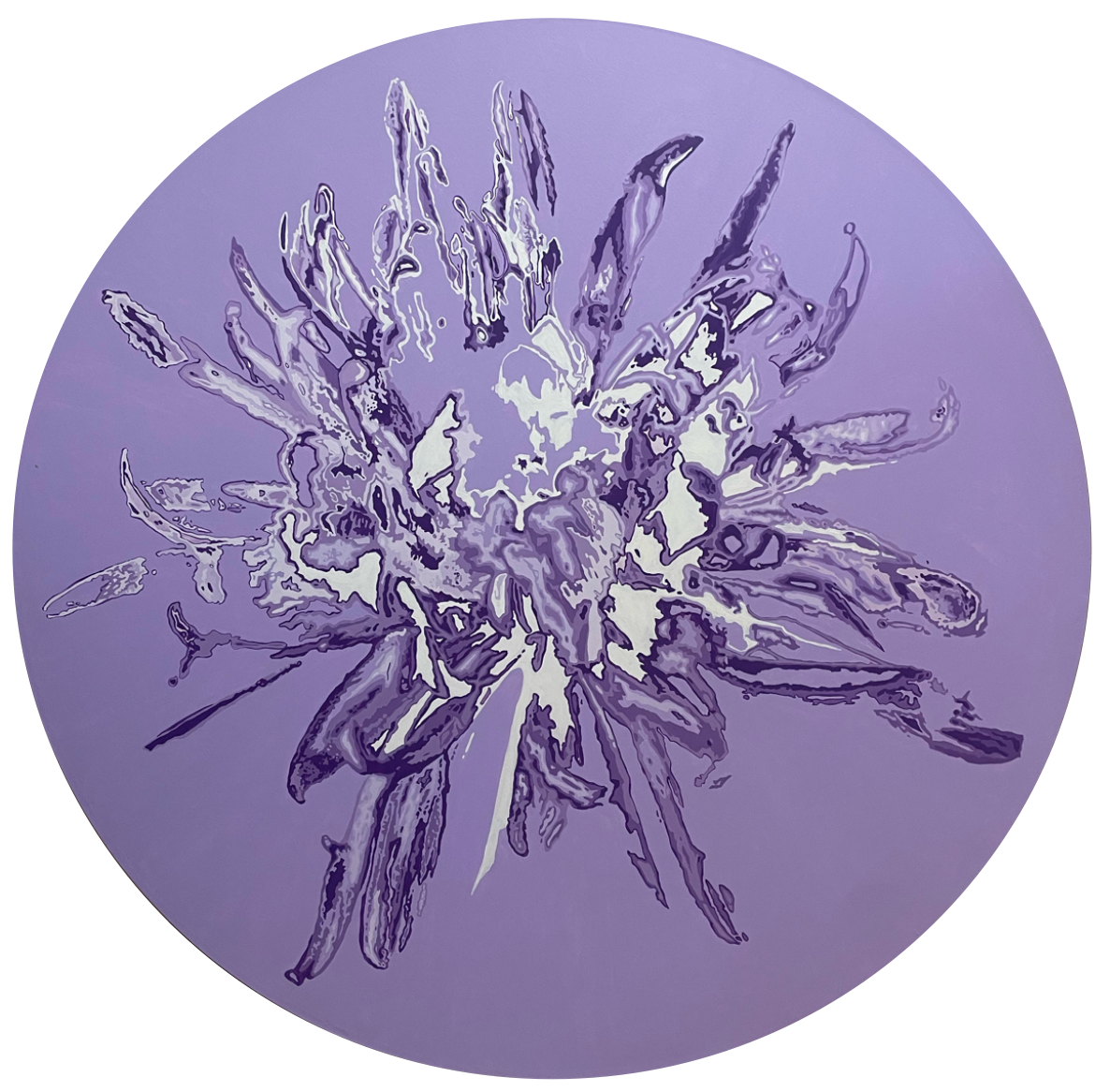 Виктория Никулочкина (Картина, живопись - 
                  130 x 130 см) Хризантема