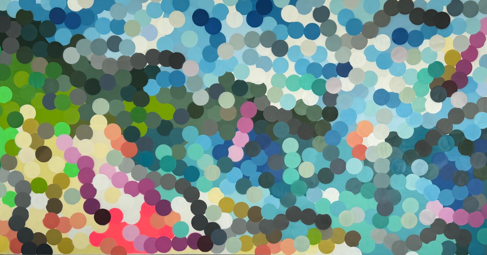 Степан Краснов (Картина, живопись - 
                  300 x 150 см) Summer haze