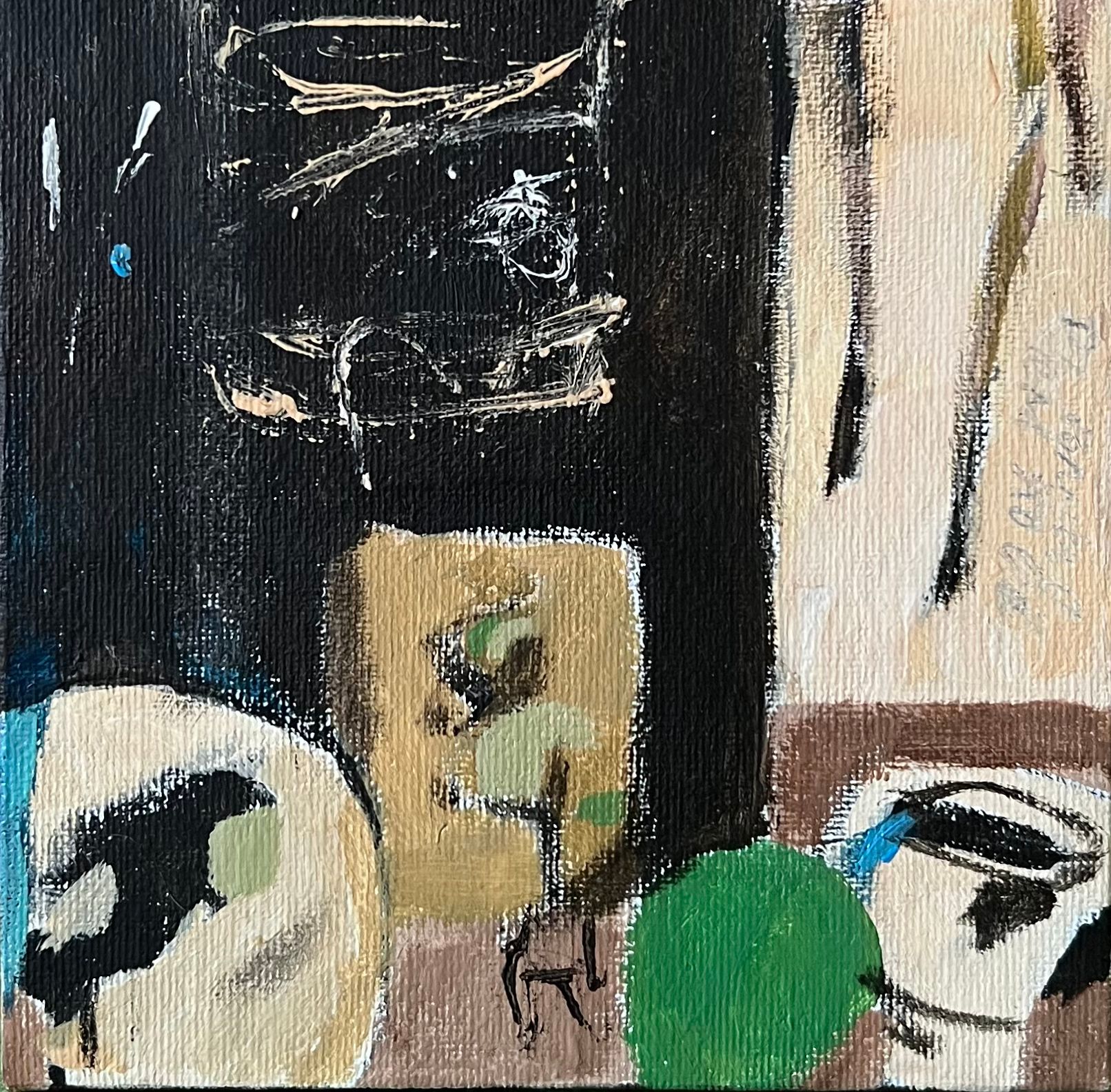 Алёна Бударина (Картина, живопись - 
                  15 x 15 см) Чашечка