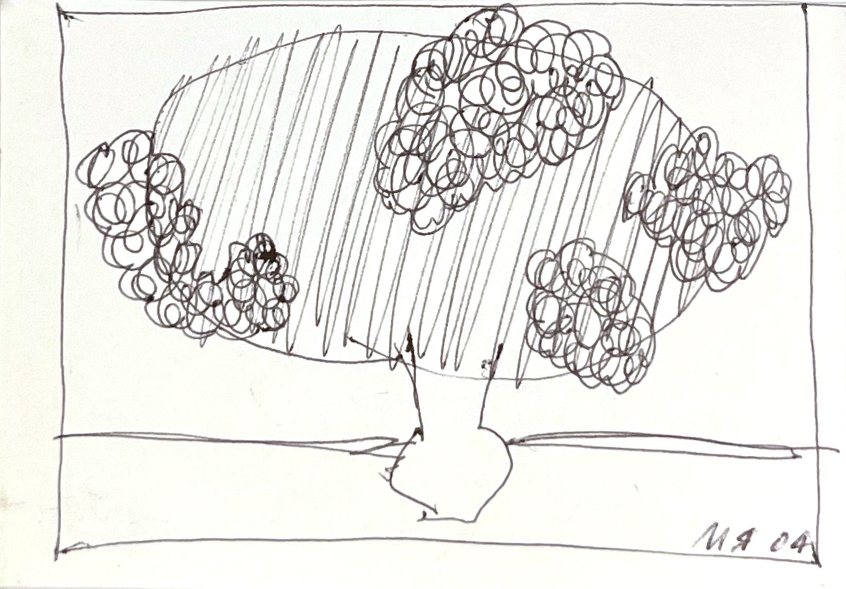 Марсель Ялалов (Авторская графика - 
                  32 x 23 см) Сирень