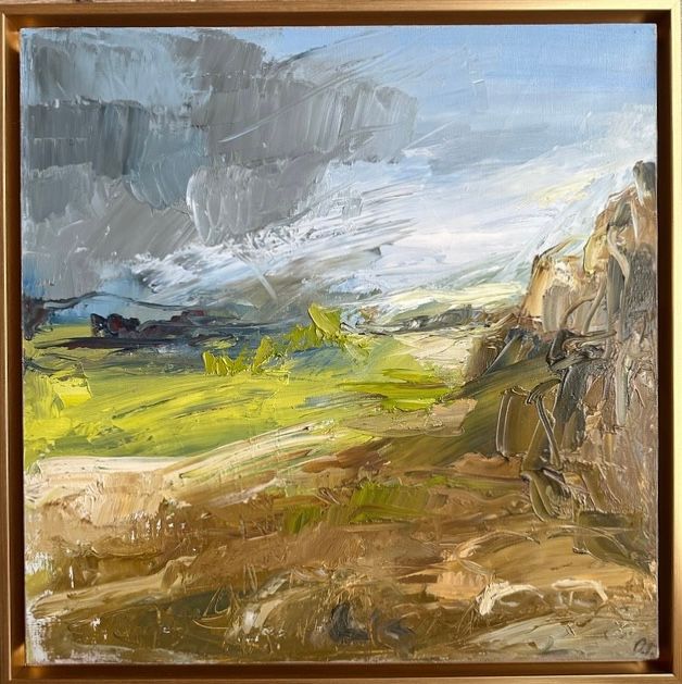 Оксана Горбунова (Картина, живопись - 
                  58 x 58 см) После дождя