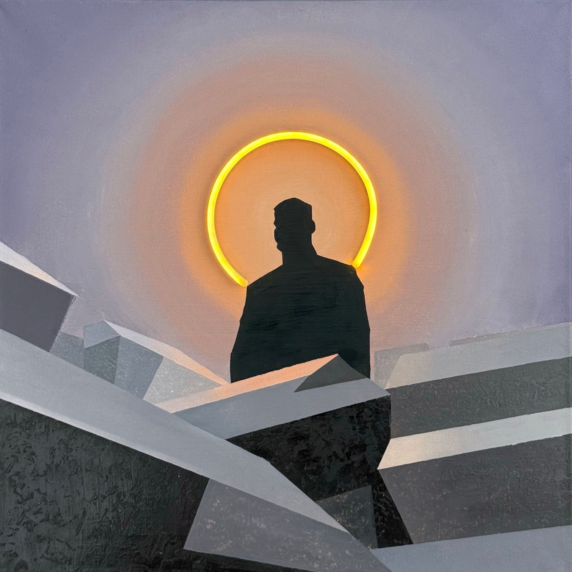 Кристина Хацкевич (Картина, живопись - 
                  50 x 50 см) Эрозия “Святости”