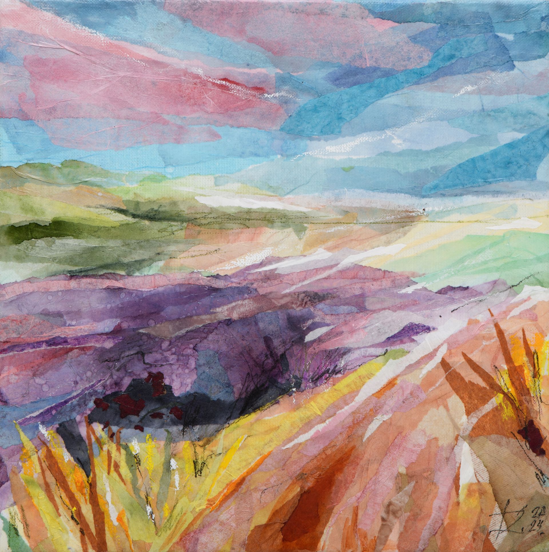 Алена Черных (Картина, живопись - 
                  30 x 30 см) СУХОЦВЕТ