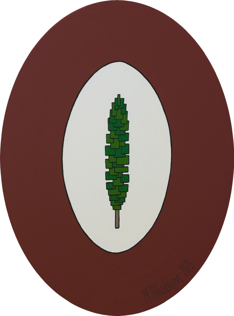 Мария Полушкина (Картина, живопись - 
                  30 x 40 см) Кипарис