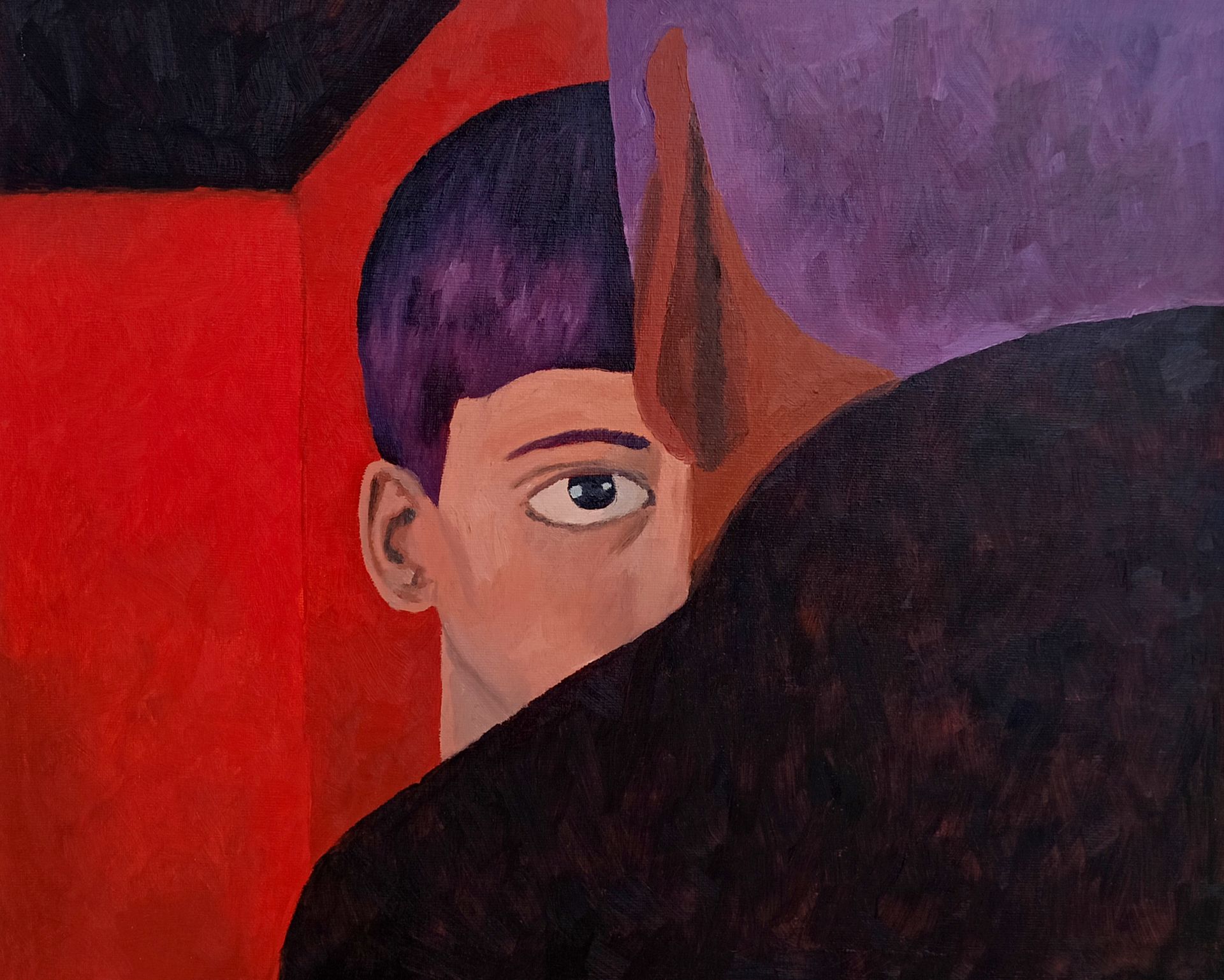 Мария Клепикова (Картина, живопись - 
                  60 x 50 см) Старший