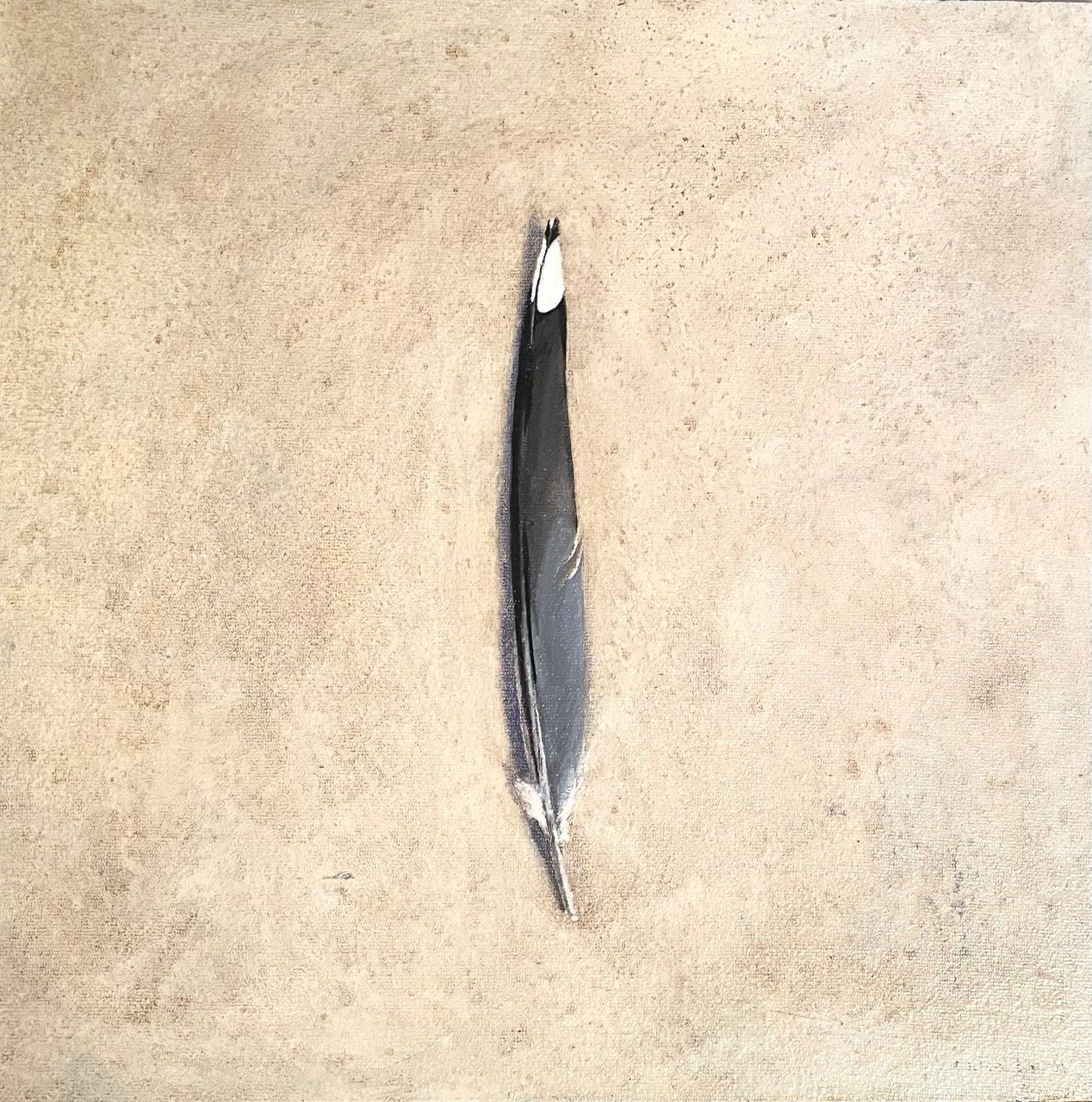 Лера Лыба (Картина, живопись - 
                  40 x 40 см) Перо