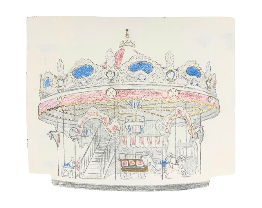 Надежда Воронцова (Графика печатная - 
                  49 x 42 см) Механизм для снегопада