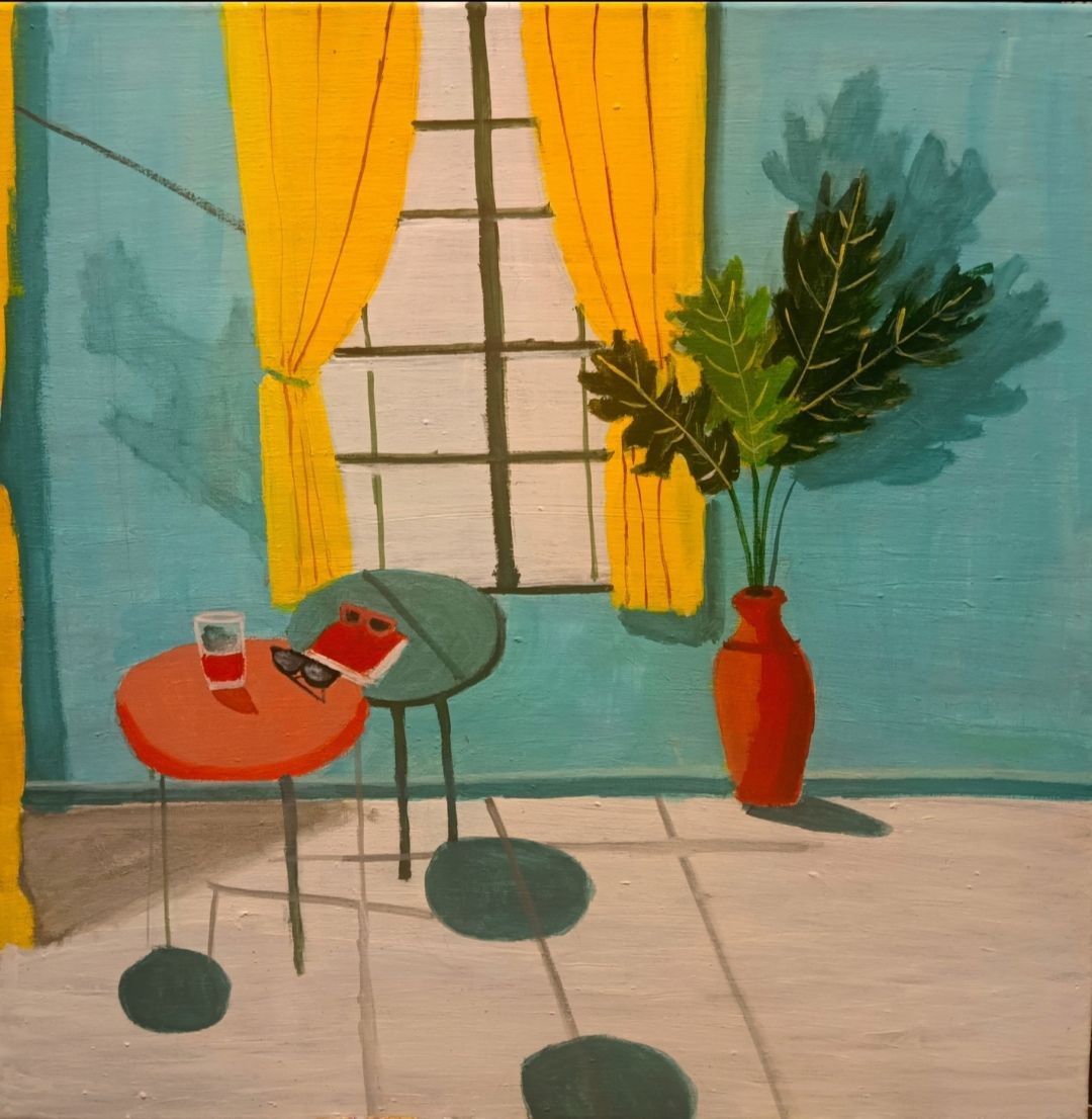 Ольга Чужакова (Картина, живопись - 
                  50 x 50 см) Солнечные очки