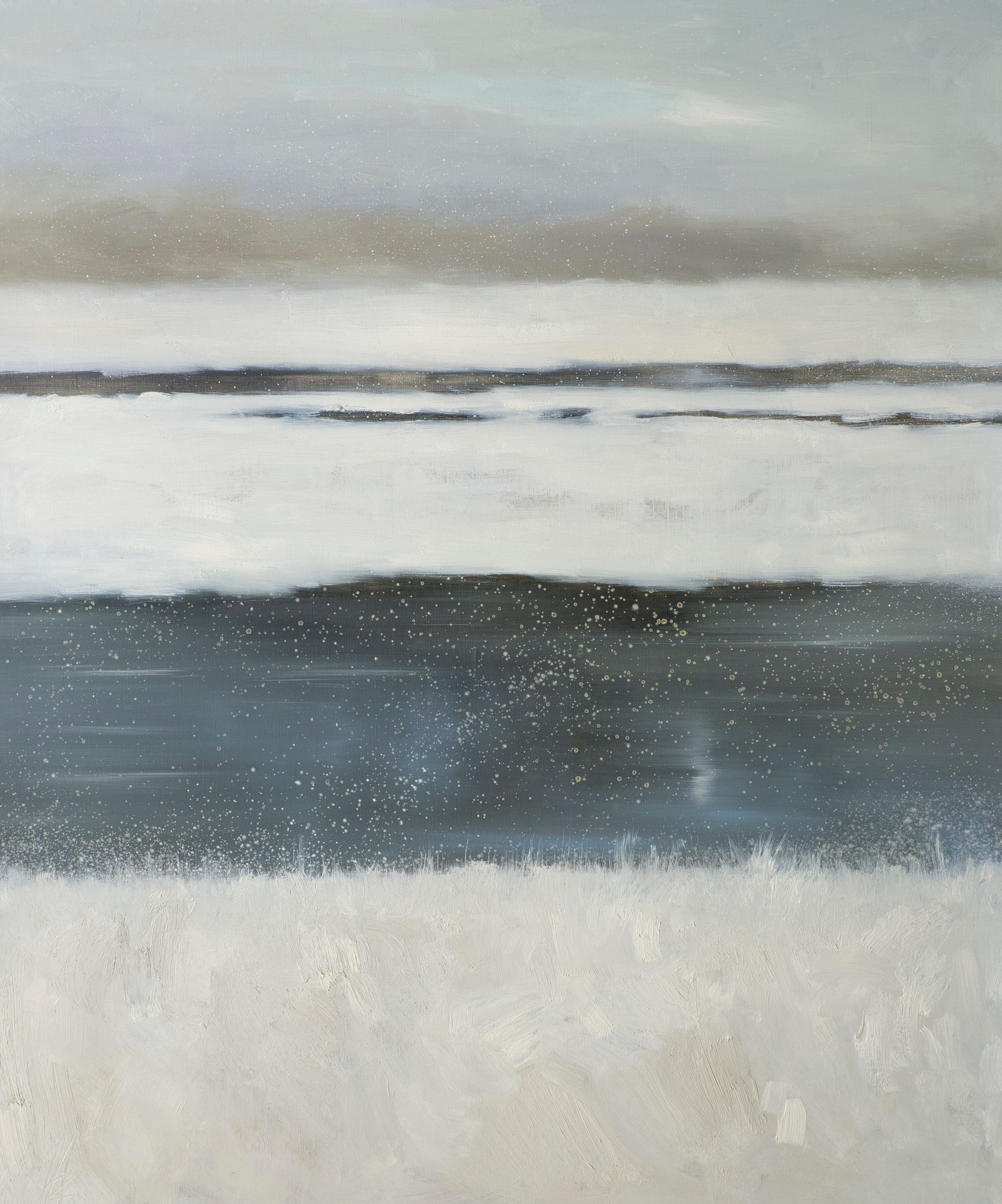 Анастасия Попова (Картина, живопись - 
                  100 x 120 см) На другом берегу зимы