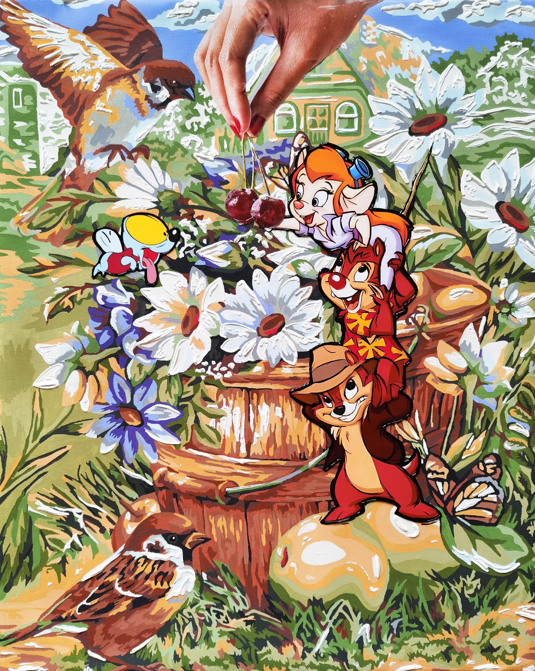 Ирина БАСТ (Картина, живопись - 
                  40 x 50 см) Вкусная вишенка