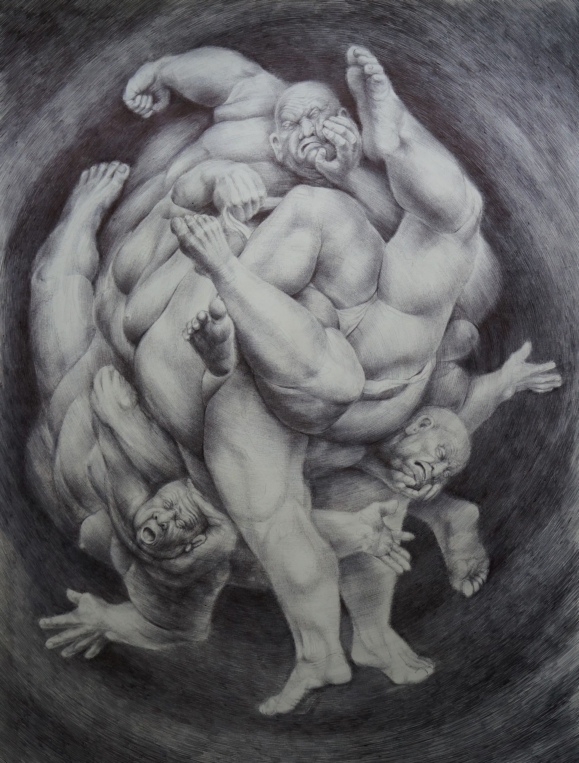 Алексей Перминов (Авторская графика - 
                  59 x 84 см) Танцы