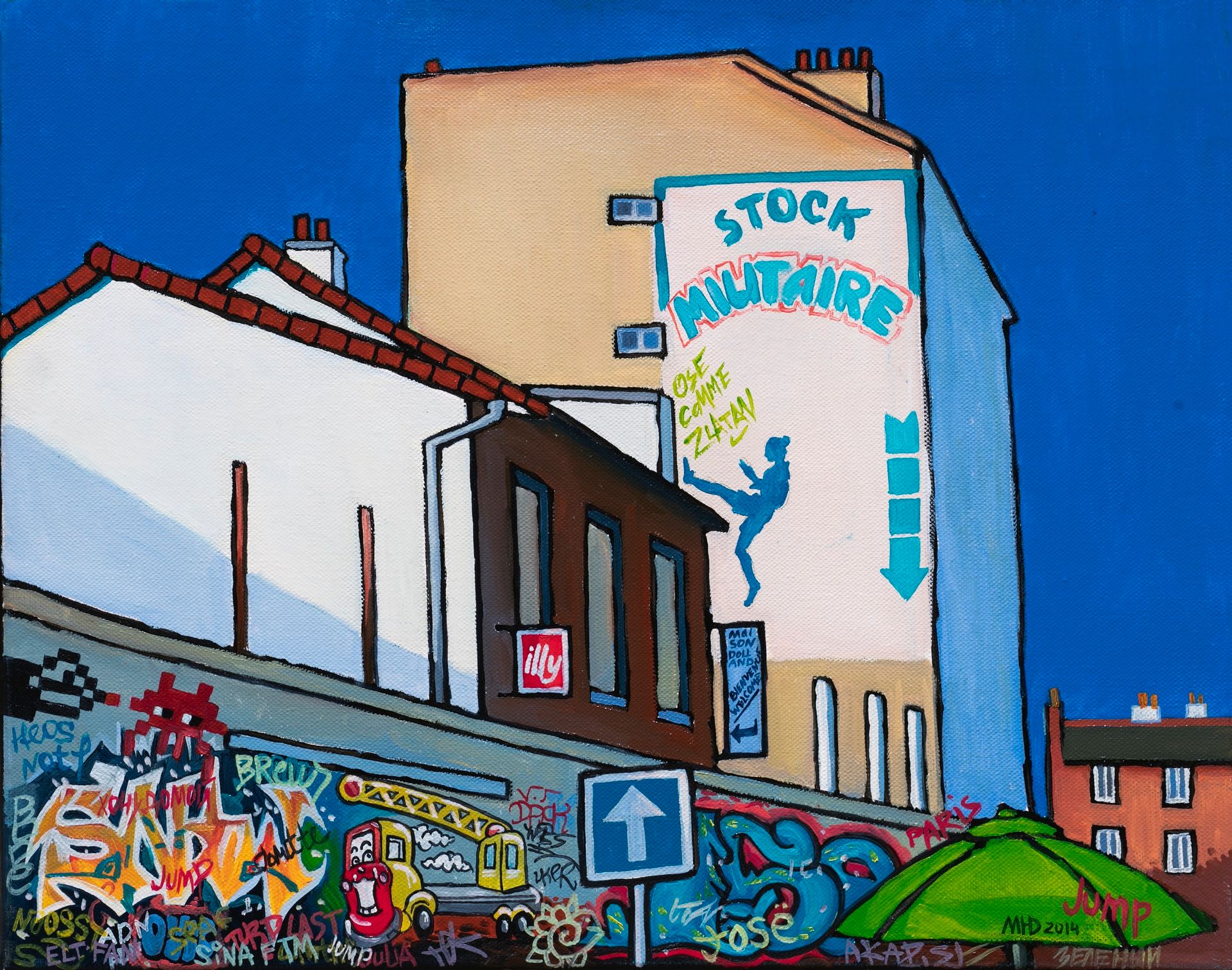 Юлия Малинина (Картина, живопись - 
                  50 x 40 см) Jump