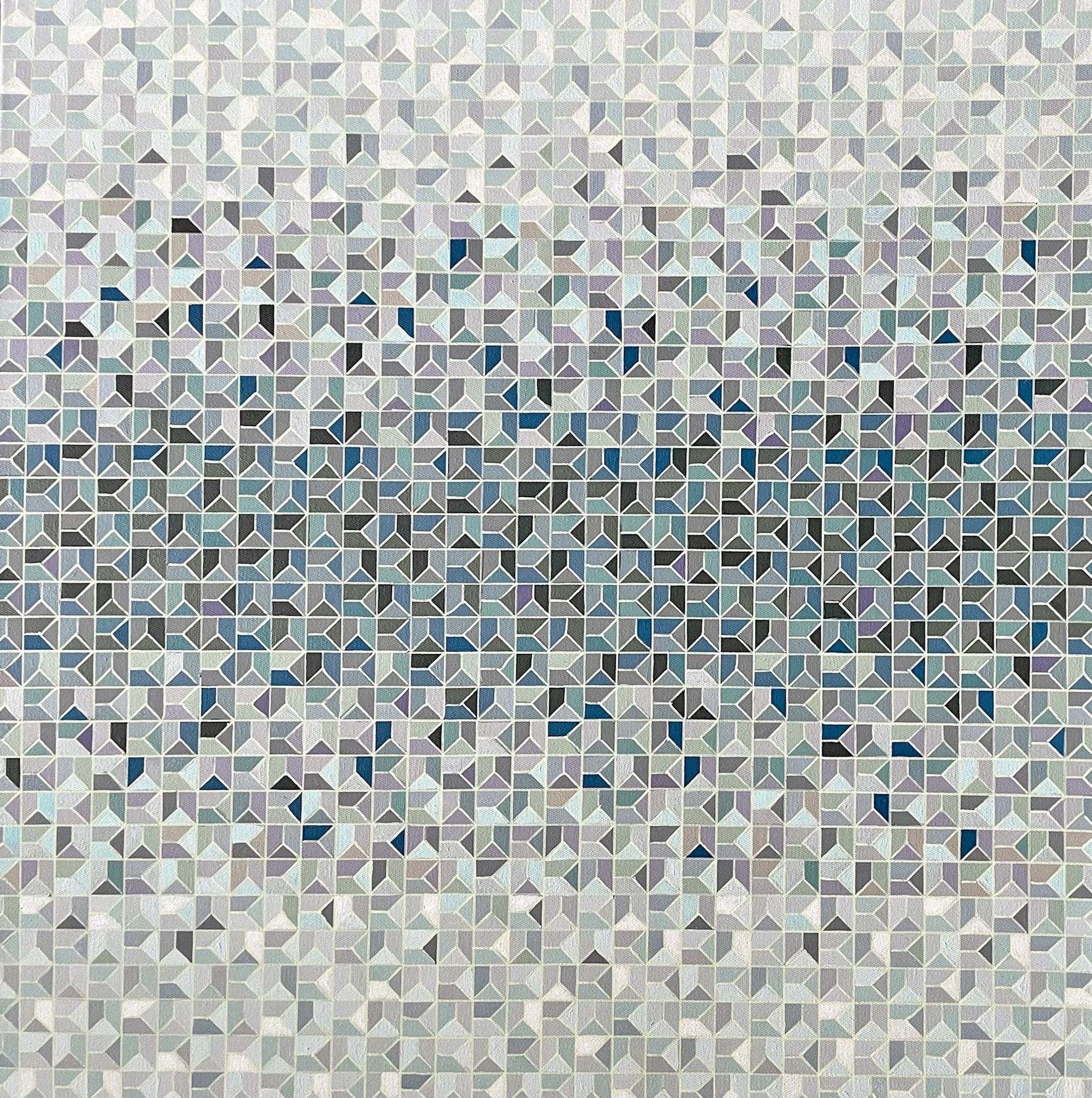 Марина Астахова (Картина, живопись - 
                  80 x 80 см) Labyrinth Net 1