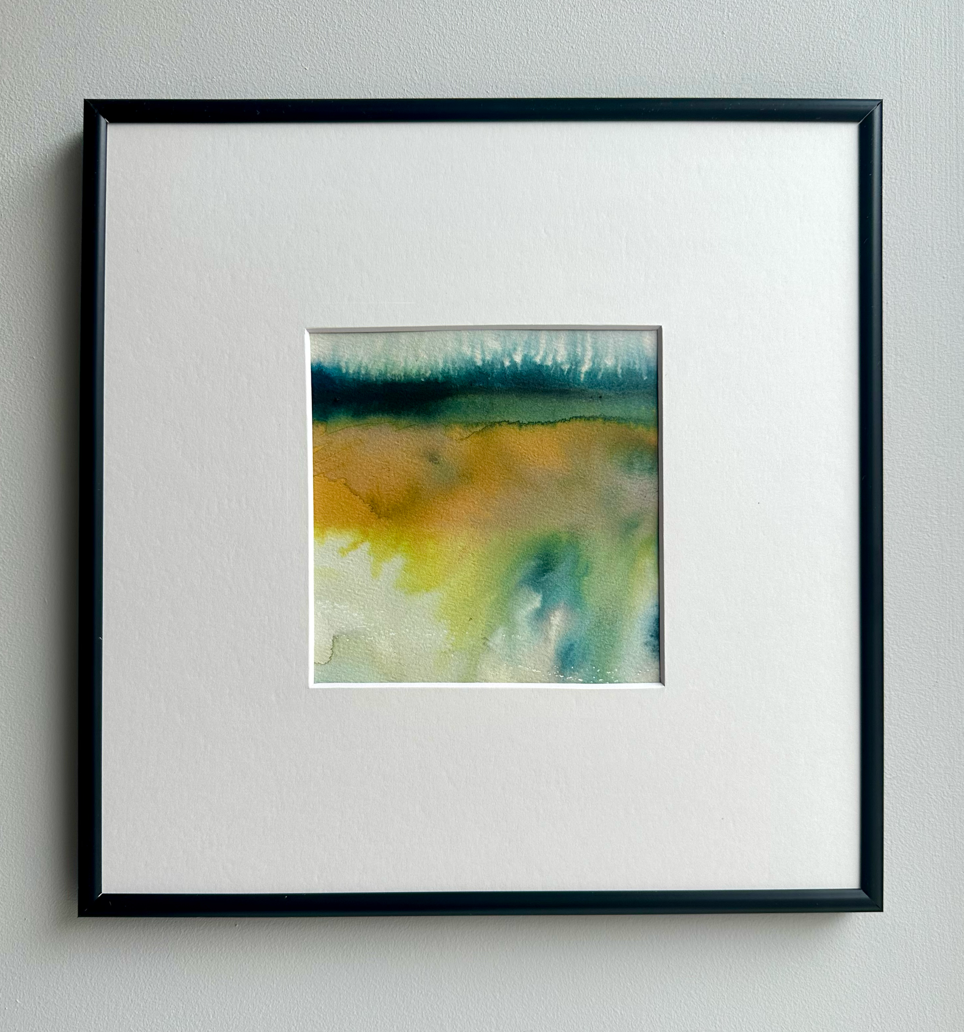 Анастасия Попова (Авторская графика - 
                  30 x 30 см) Вечер на Сылве, часть I