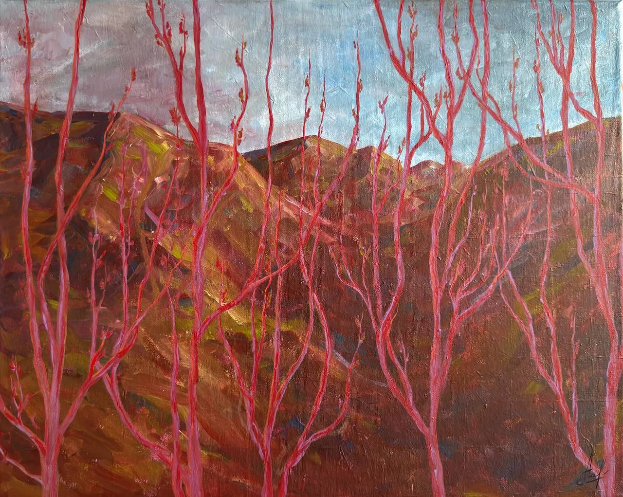 Анна Бухтиярова (Картина, живопись - 
                  50 x 40 см) Весна