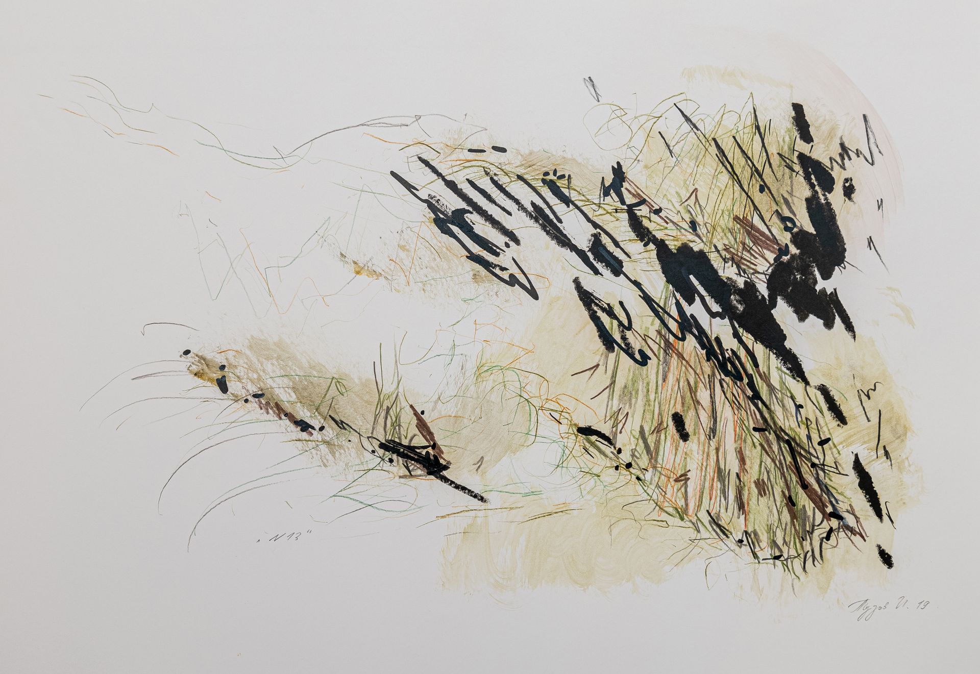 Иван Тузов (Картина, живопись - 
                  42 x 30 см) Из серии "Живая/неживая материя"