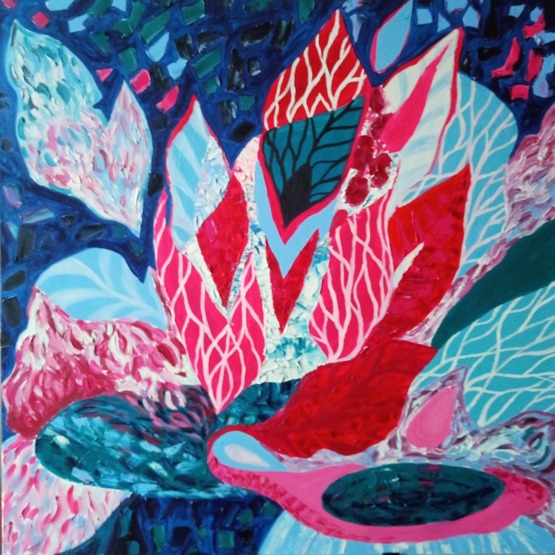 Ирина Шумская (Картина, живопись - 
                  80 x 80 см) Тропики