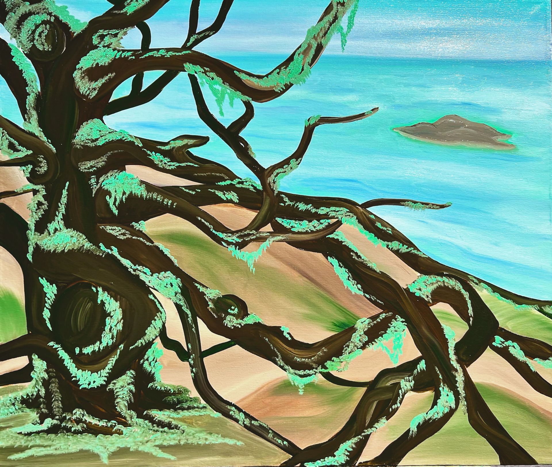 Елизавета Полицина (Картина, живопись - 
                  70 x 60 см) Виргильский дуб