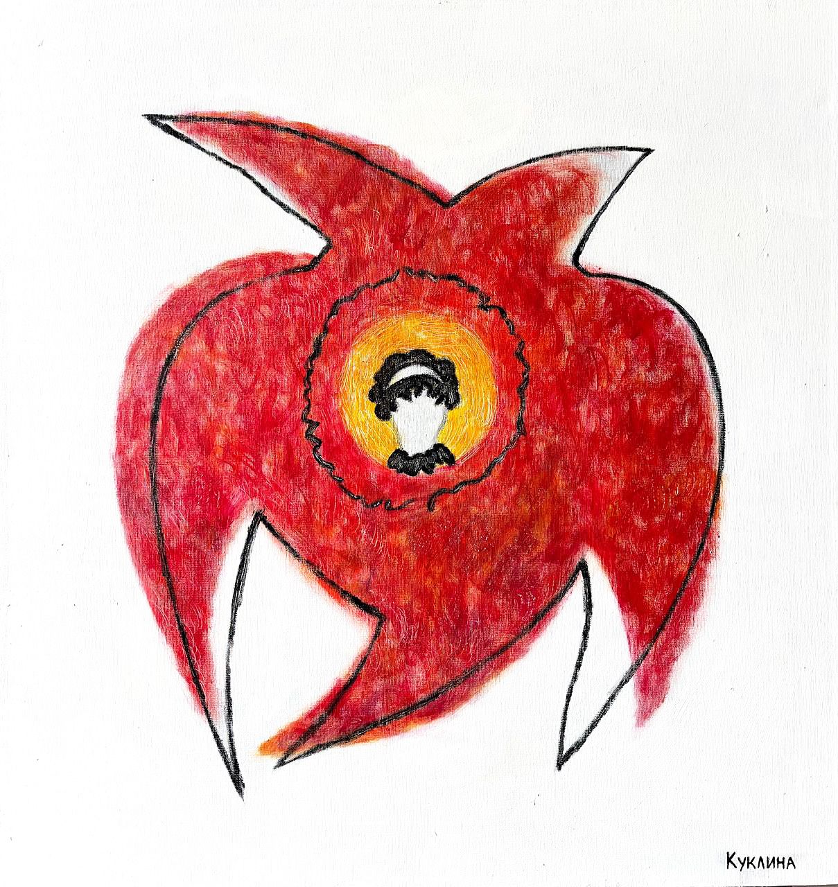 Анастасия Куклина (Картина, живопись - 
                  60 x 63 см) Серафим