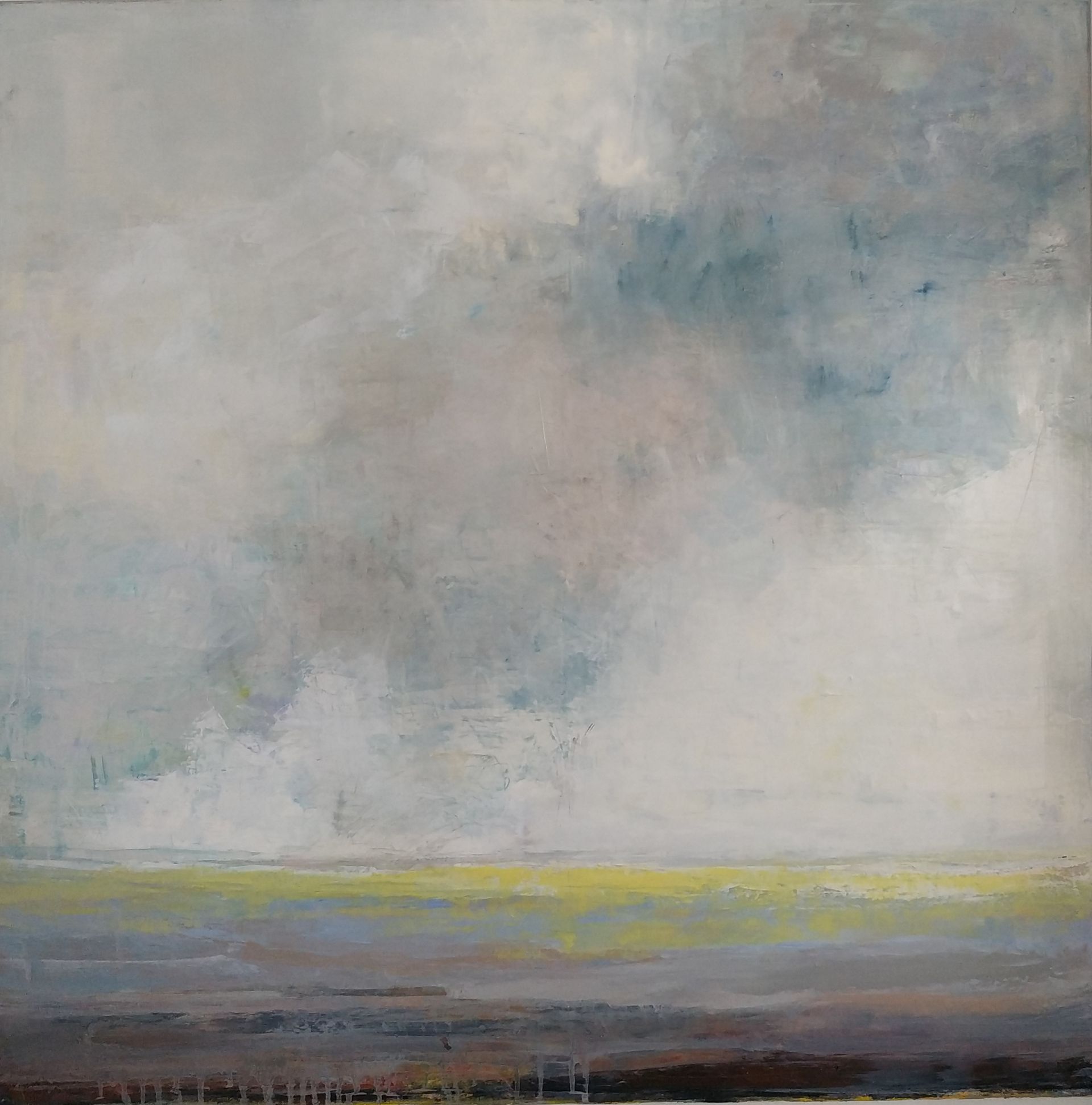 Виктория Шворень (Картина, живопись - 
                  90 x 90 см) Новый воздух
