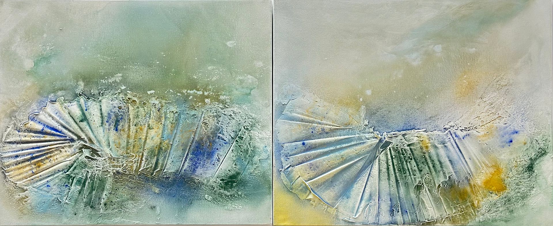 Елена Кашицына (Картина, живопись - 
                  120 x 50 см) Одуванчики