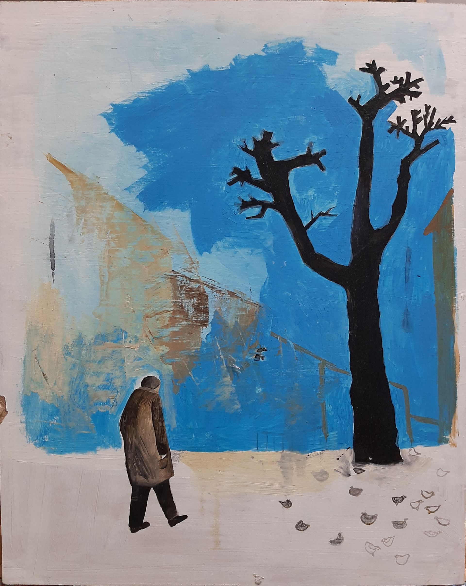 Надежда Косинская (Картина, живопись - 
                  40 x 50 см) Улица