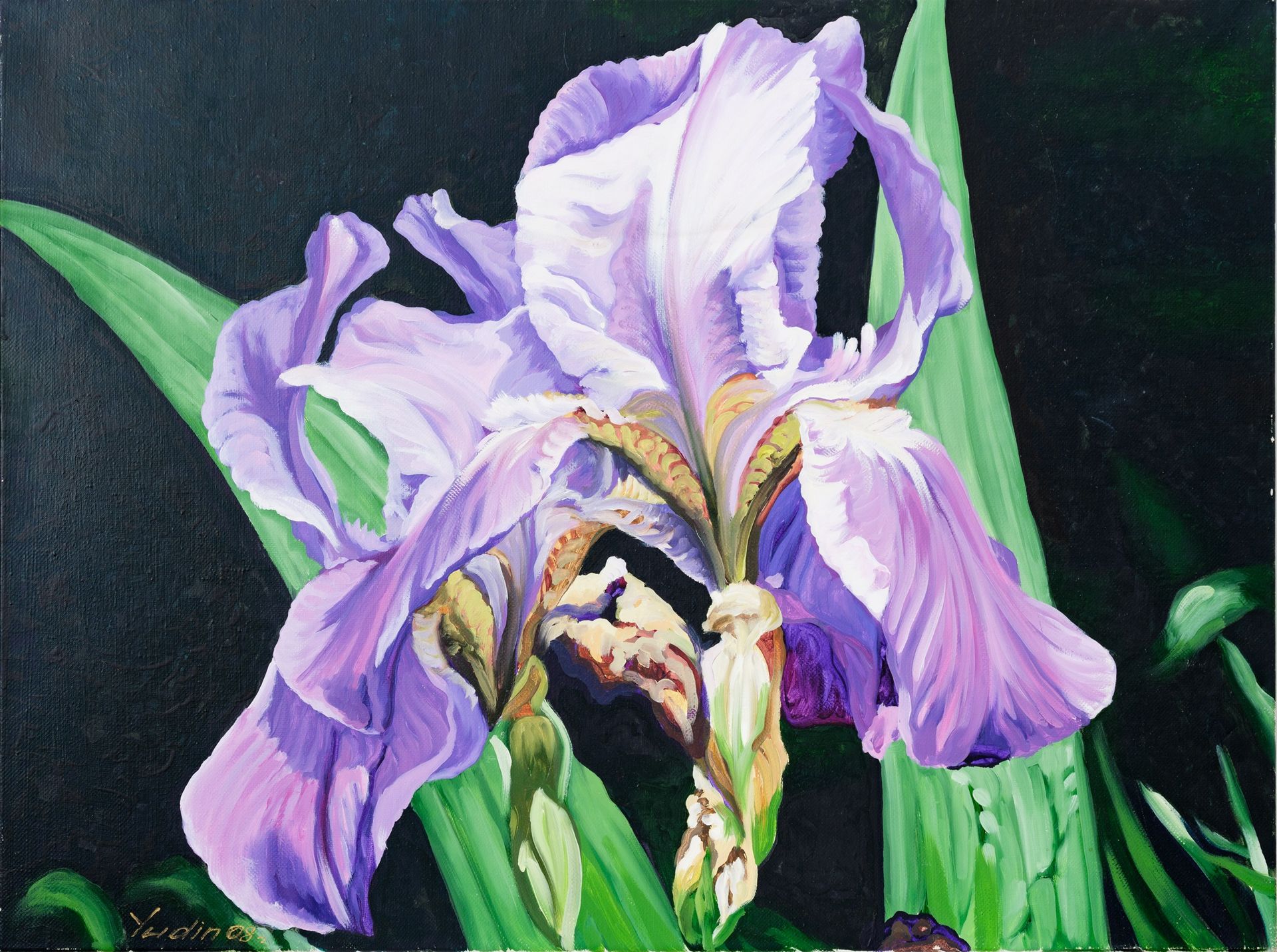 Юрий Юдин (Картина, живопись - 
                  80 x 60 см) Ирис