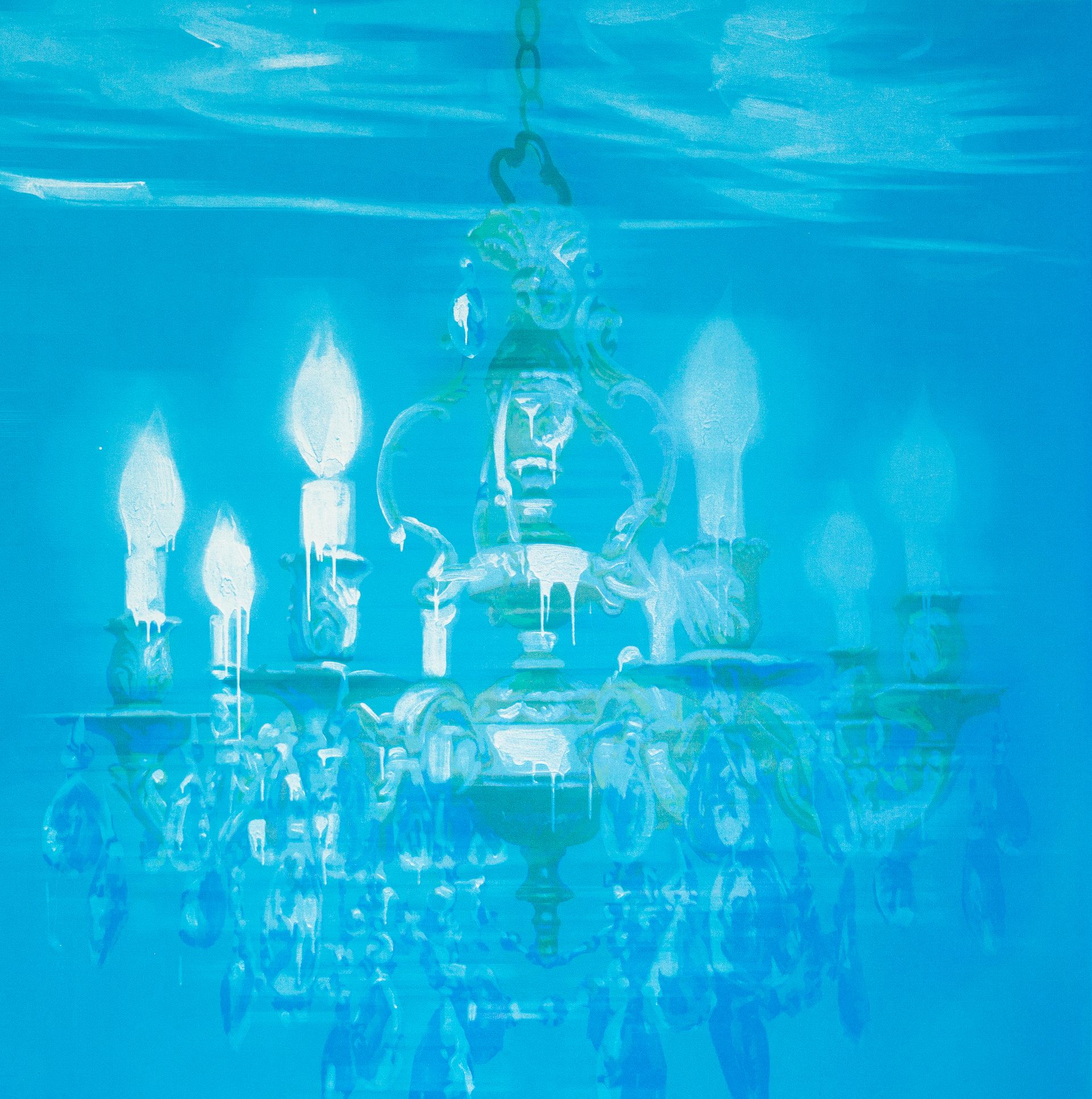 Владимир Дубосарский (Графика печатная - 
                  68 x 68.5 см) Свет под водой