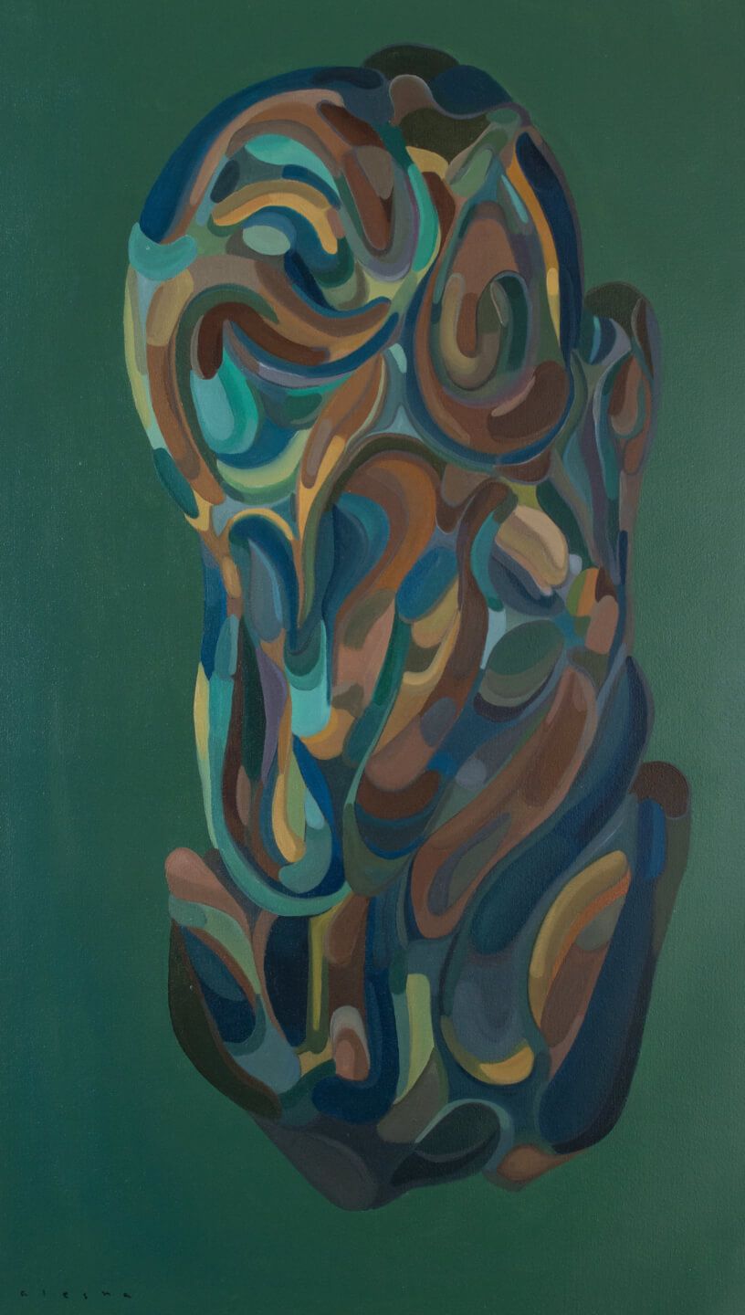 thealeshaart (Картина, живопись - 
                  40 x 74 см) Lost in the jungle