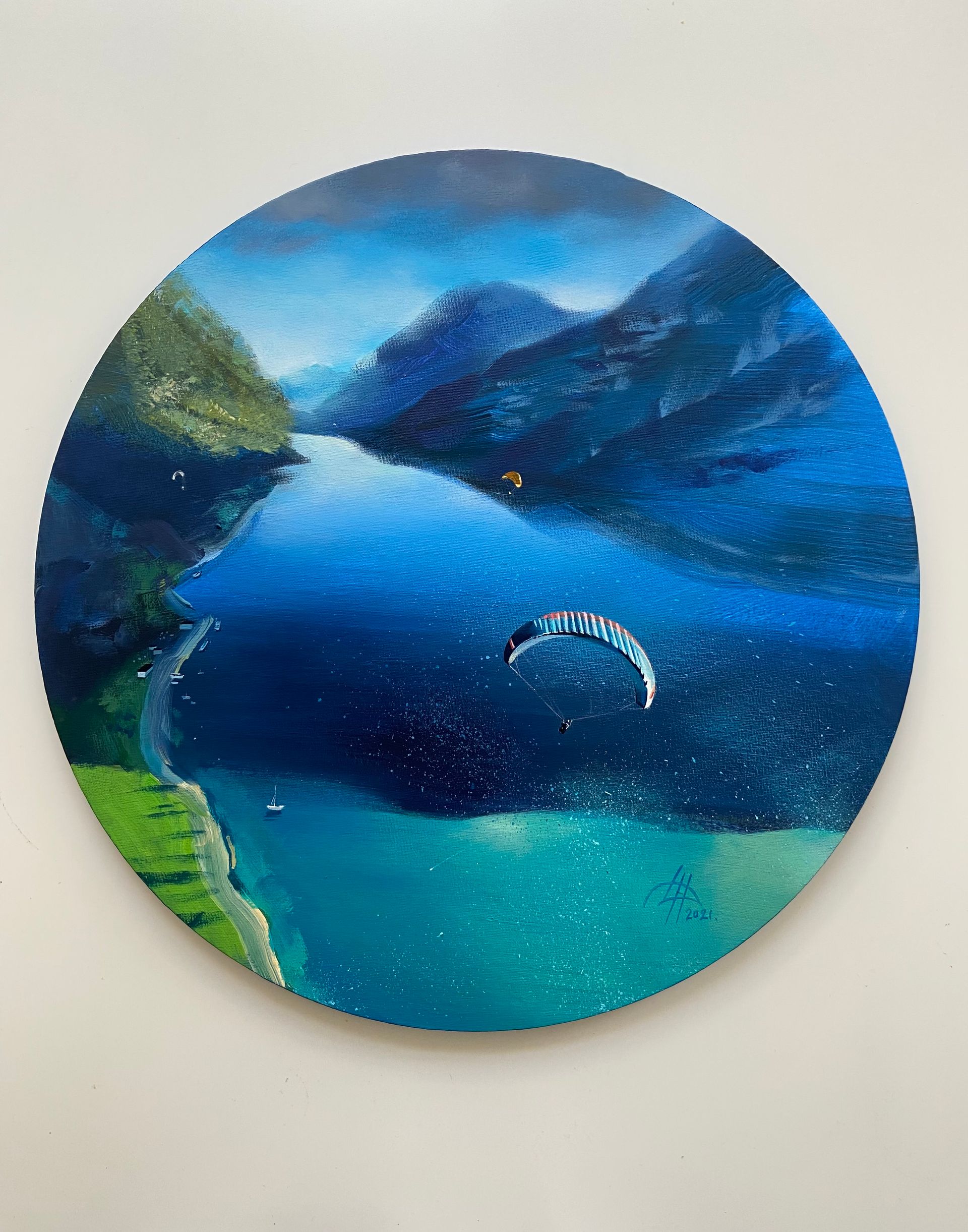 Динара Хёртнагль (Картина, живопись - 
                  50 x 50 см) Skylights