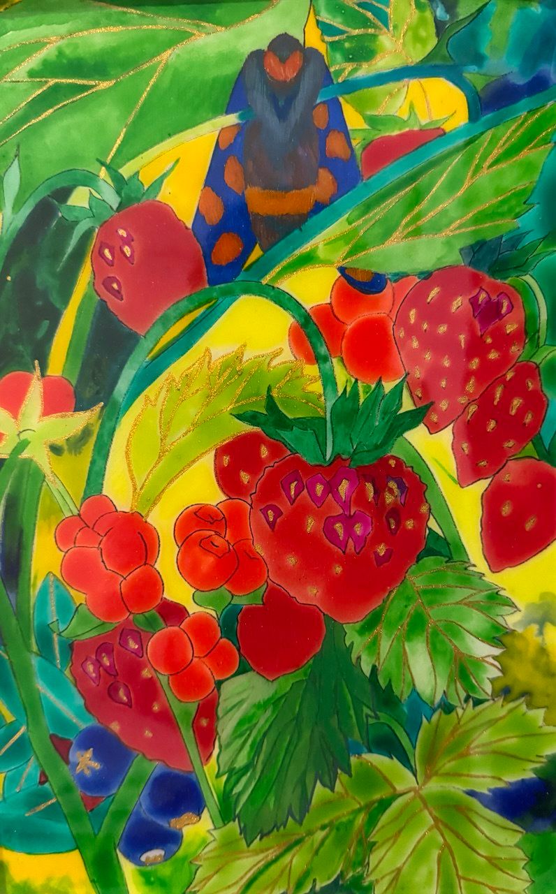 Юлия Кривозубова (Авторская графика - 
                  20 x 30 см) Из серии "Яблоки и груши"