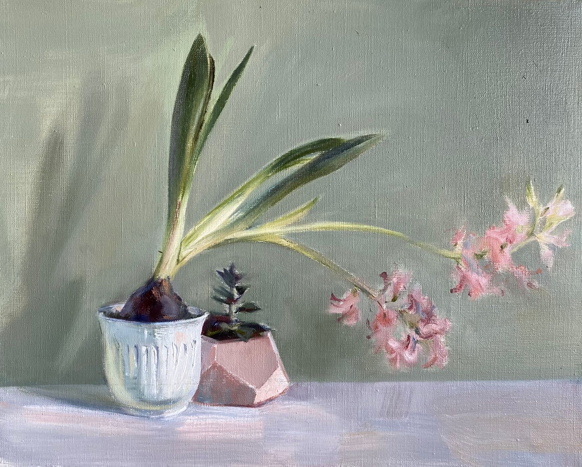 Алина Буглеева (Картина, живопись - 
                  50 x 40 см) Hyacinth