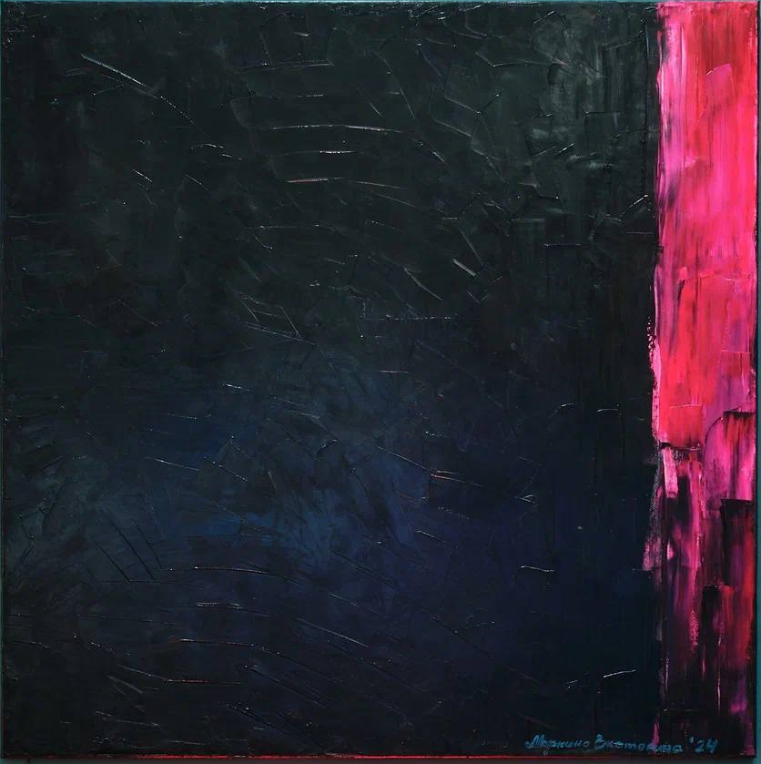 Екатерина Маркина (Картина, живопись - 
                  100 x 100 см) Клуб своих