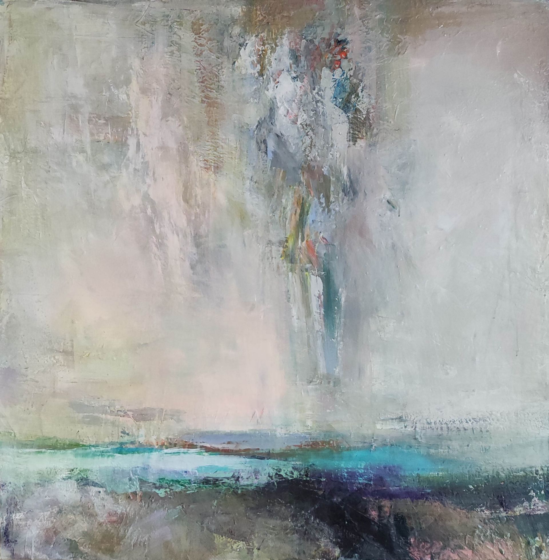 Виктория Шворень (Картина, живопись - 
                  90 x 90 см) Гравитация