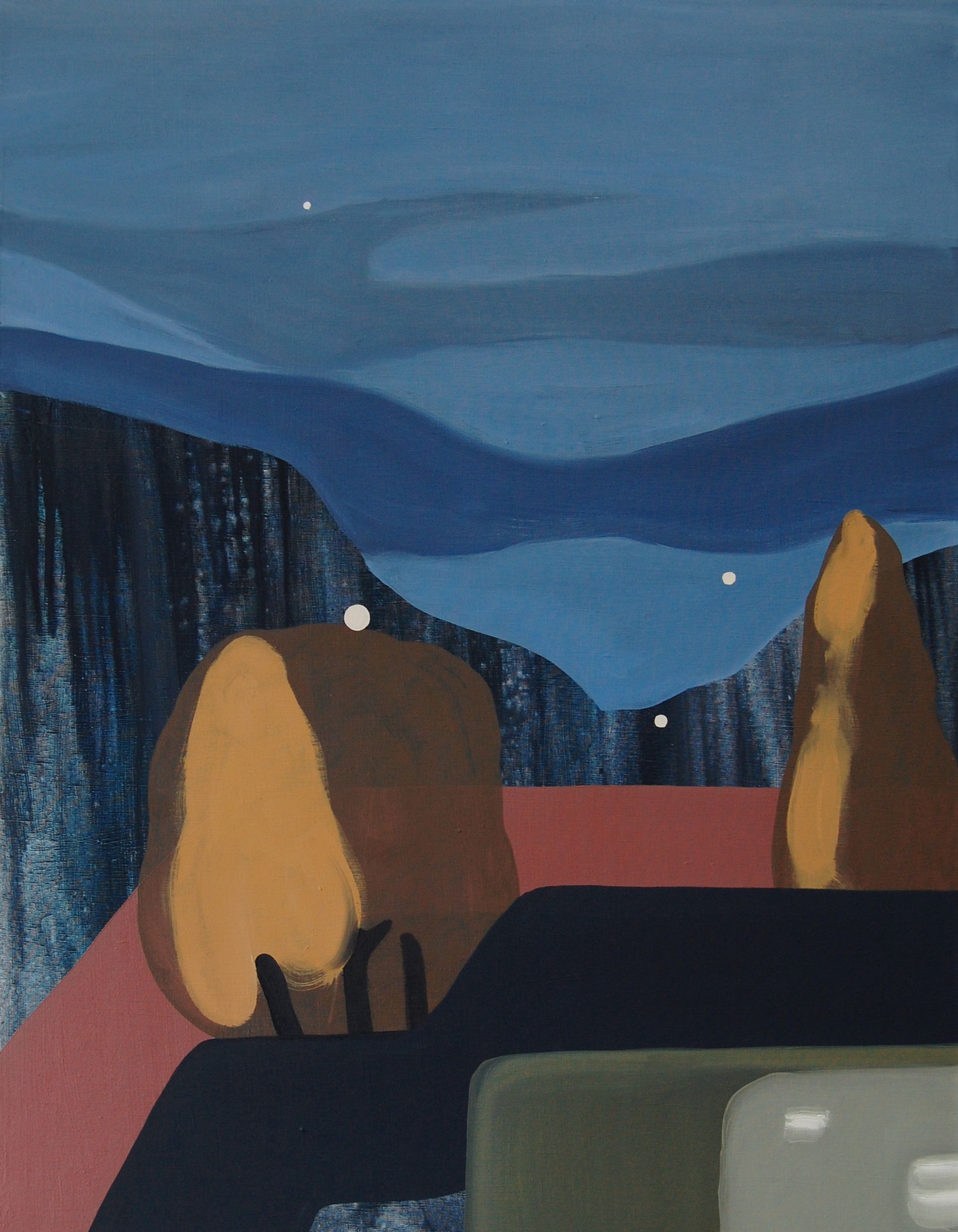 Анна Мельниченко (Картина, живопись - 
                  70 x 90 см) Туманный вечер