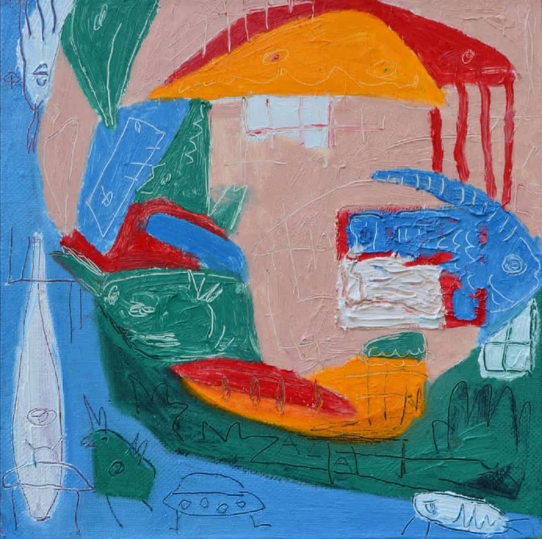 Анна Сави (АСА) (Картина, живопись - 
                  30 x 30 см) Про море