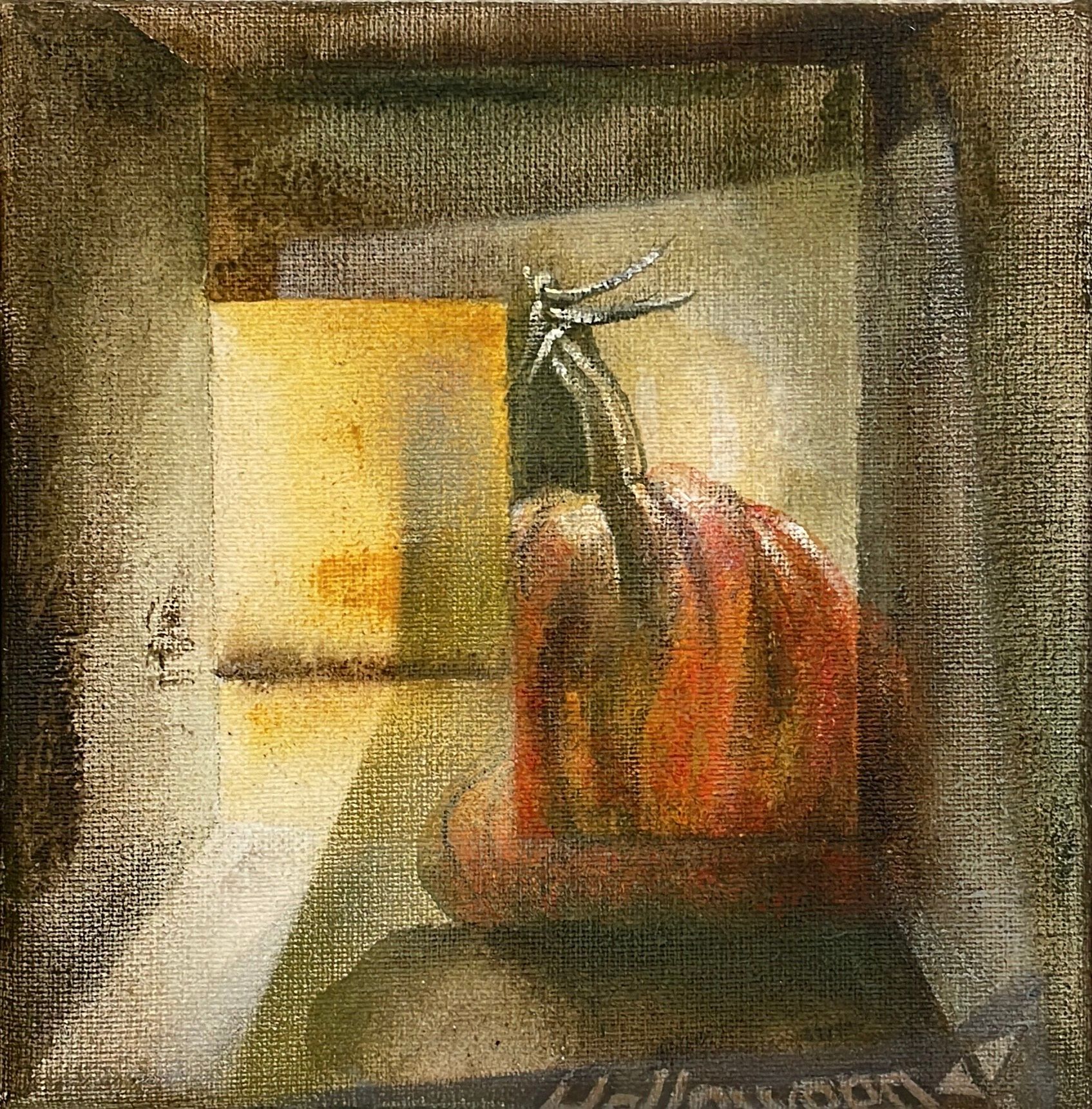 Kristina Ptiza (Картина, живопись - 
                  10 x 10 см) Коробка
