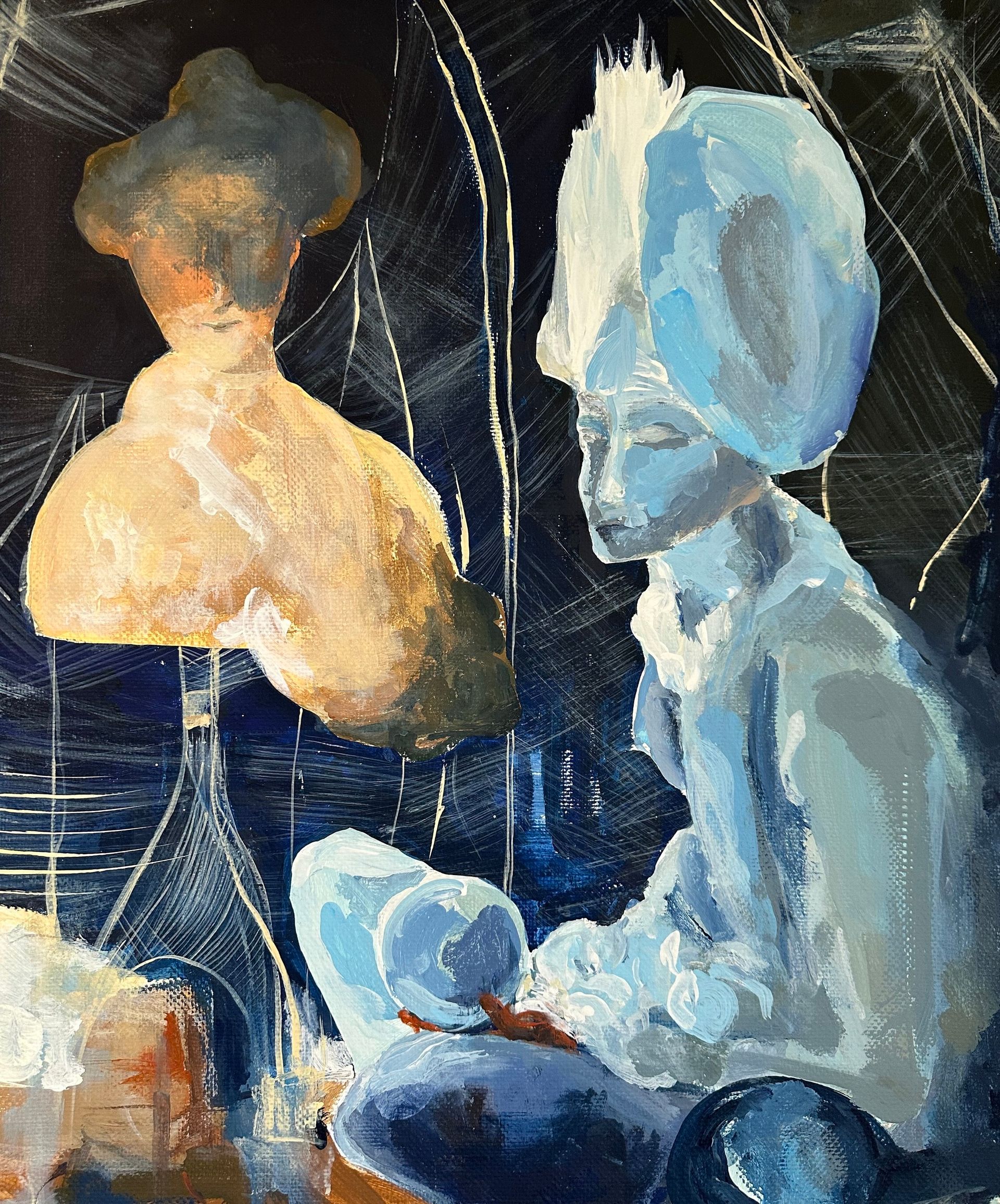 Светлана Федорова (Картина, живопись - 
                  50 x 60 см) Восточная ночь